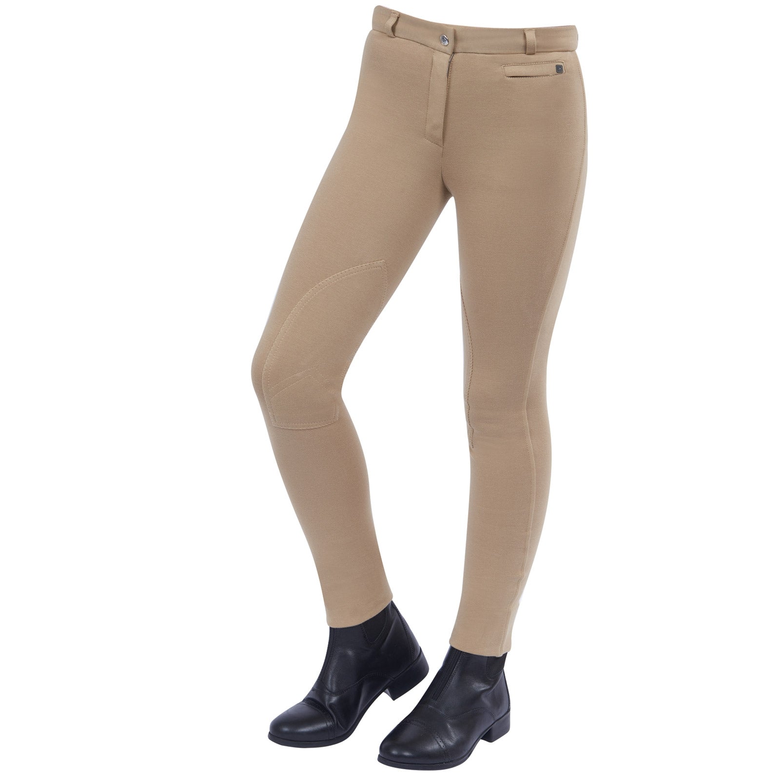 Dublin Supa-fit Zip Up Knee Patch Jodhpurs, Junior Gyermek Ruházat