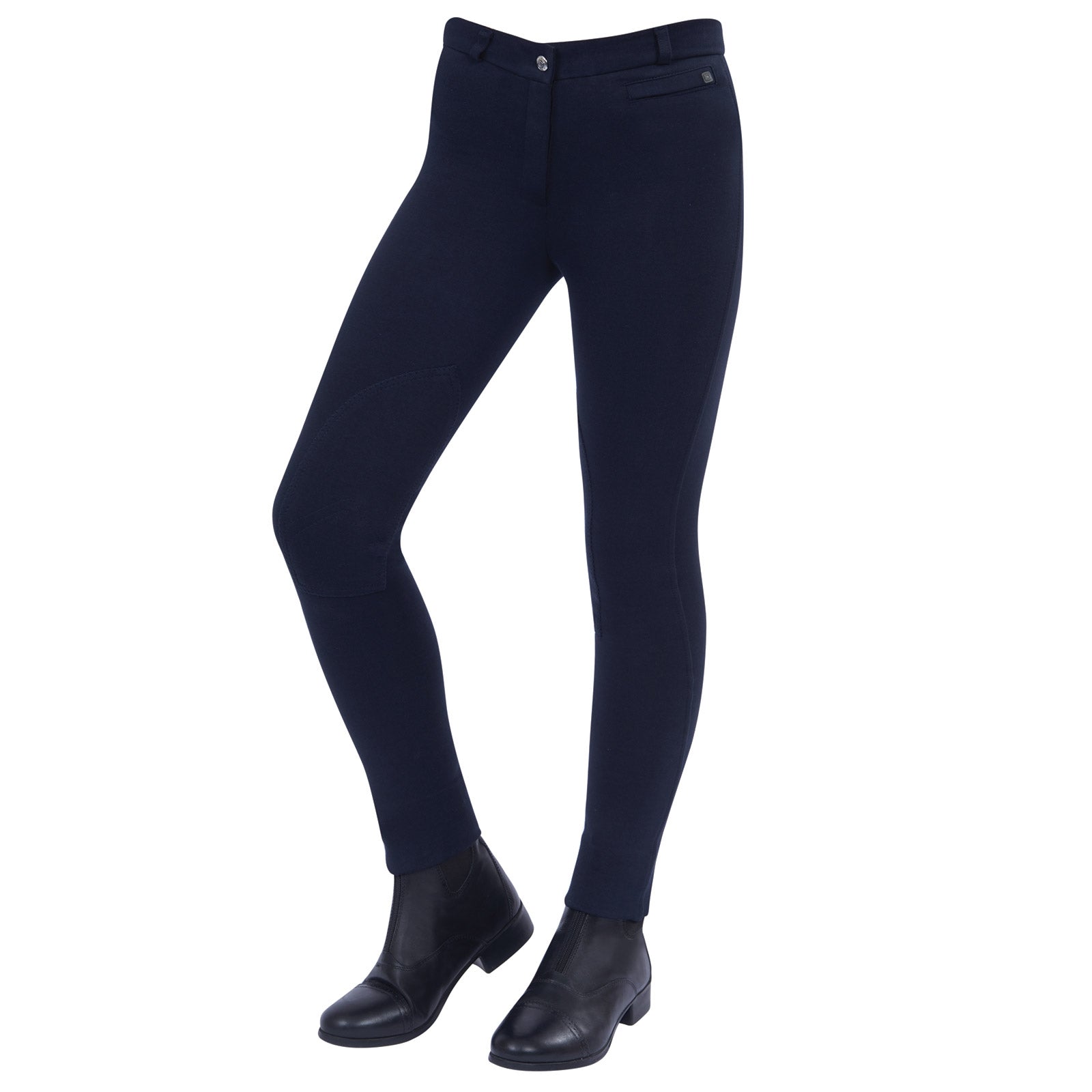 Dublin Supa-fit Zip Up Knee Patch Jodhpurs, Junior Gyermek Ruházat