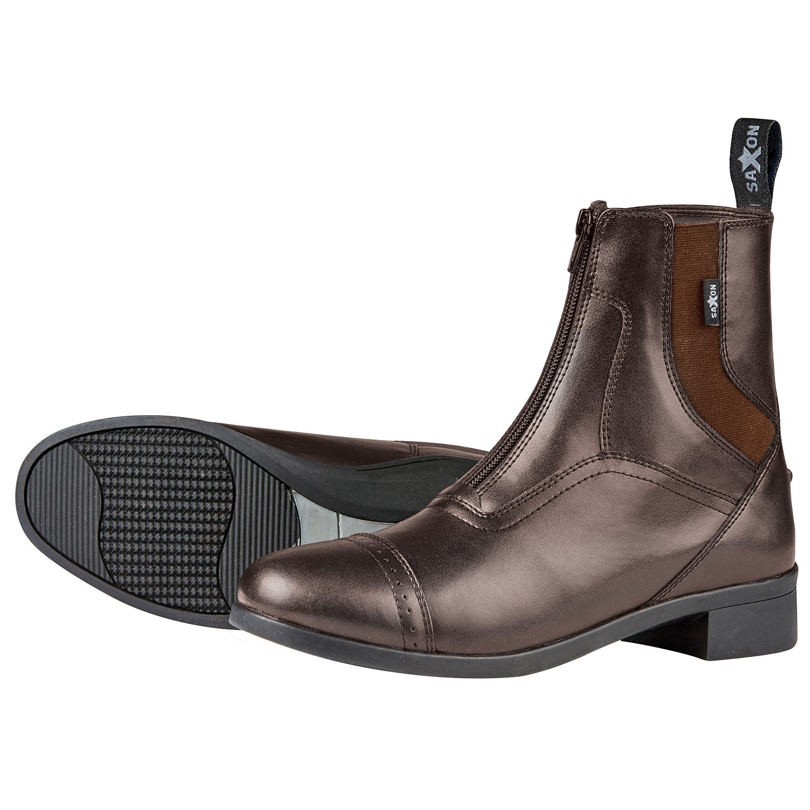 Saxon Syntovia Zip Paddock Boots Lábbelik