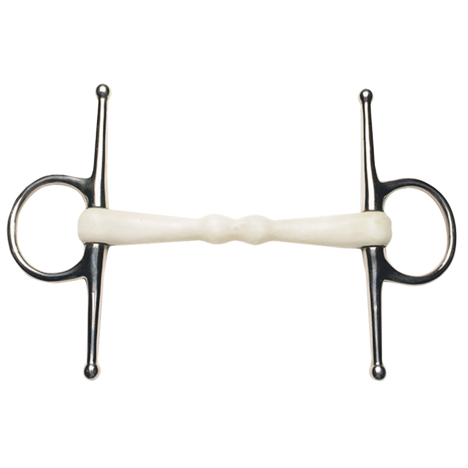Korsteel Flexi Mullen Mouth Full Cheek Snaffle Bit Zablák
