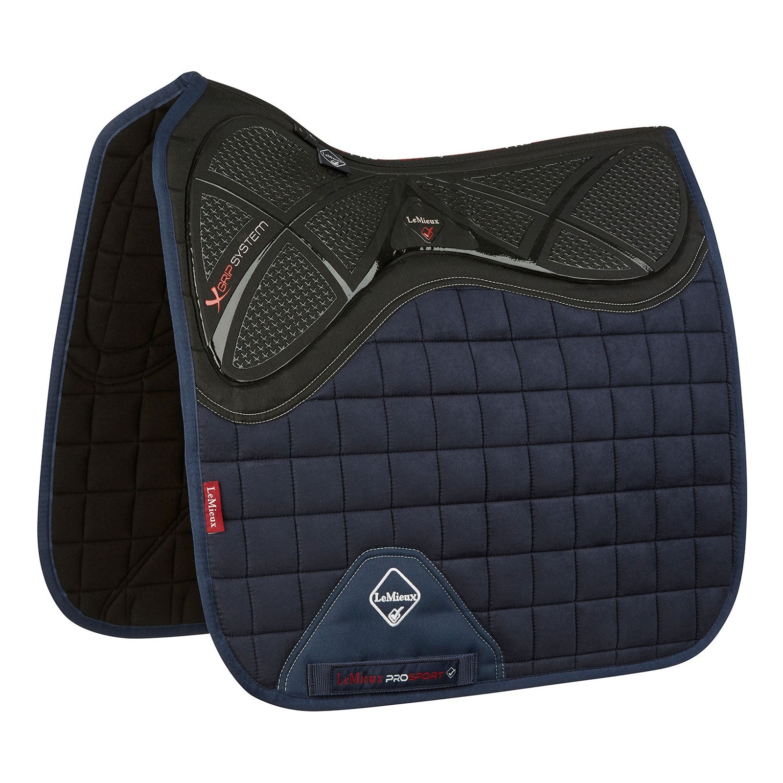 LeMieux X-Grip Silicone Square Díjlovas nyeregalátét Nyeregalátétek