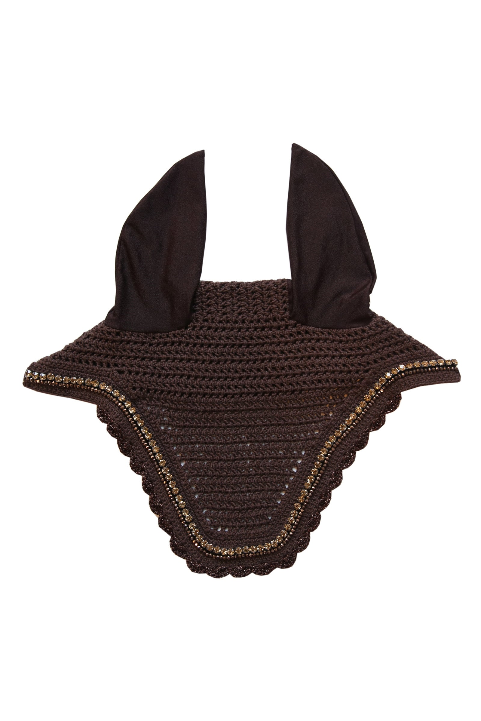 Kentucky Horsewear Fly Veil Wellington Stone & Pearl Nyeregalátétek
