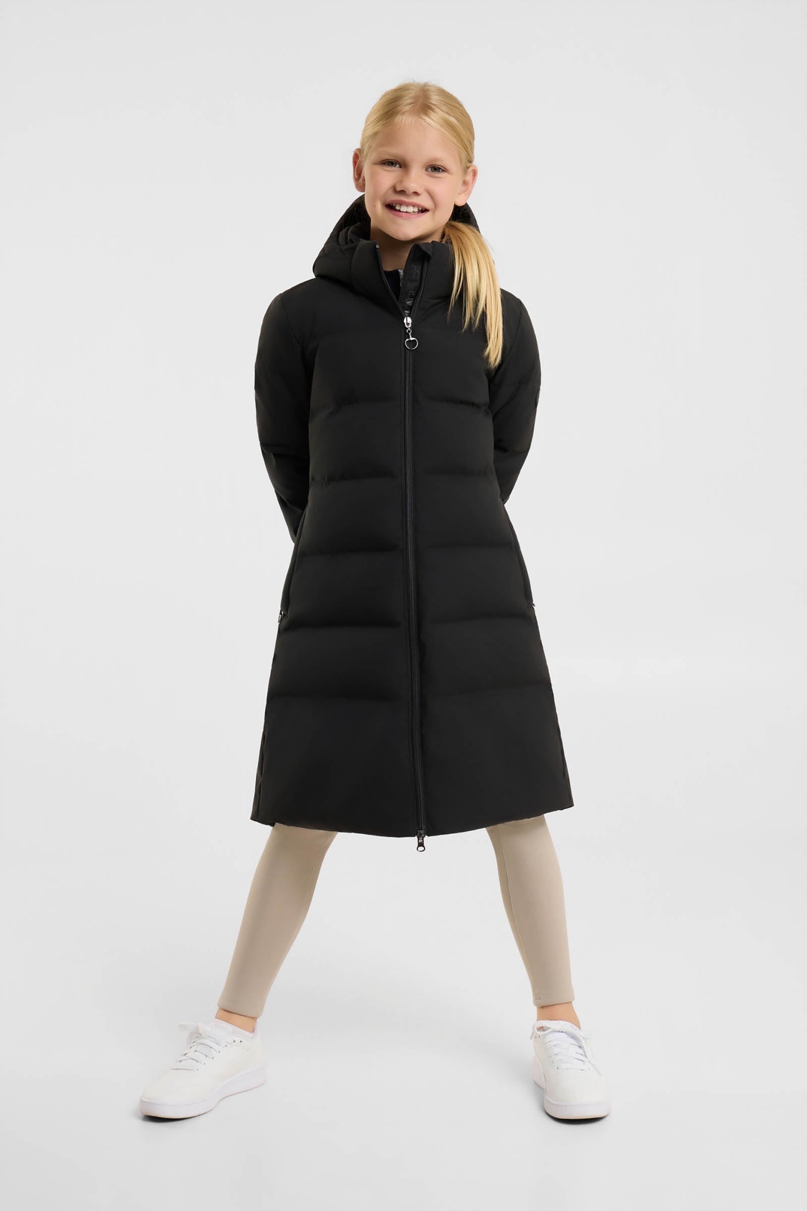 Horze Paloma Kid's Long Padded Coat Kids Apparel