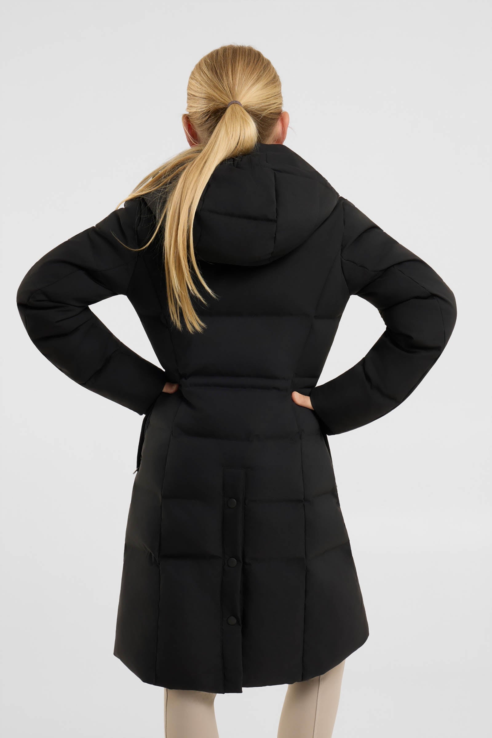 Horze Paloma Kid's Long Padded Coat Kids Apparel