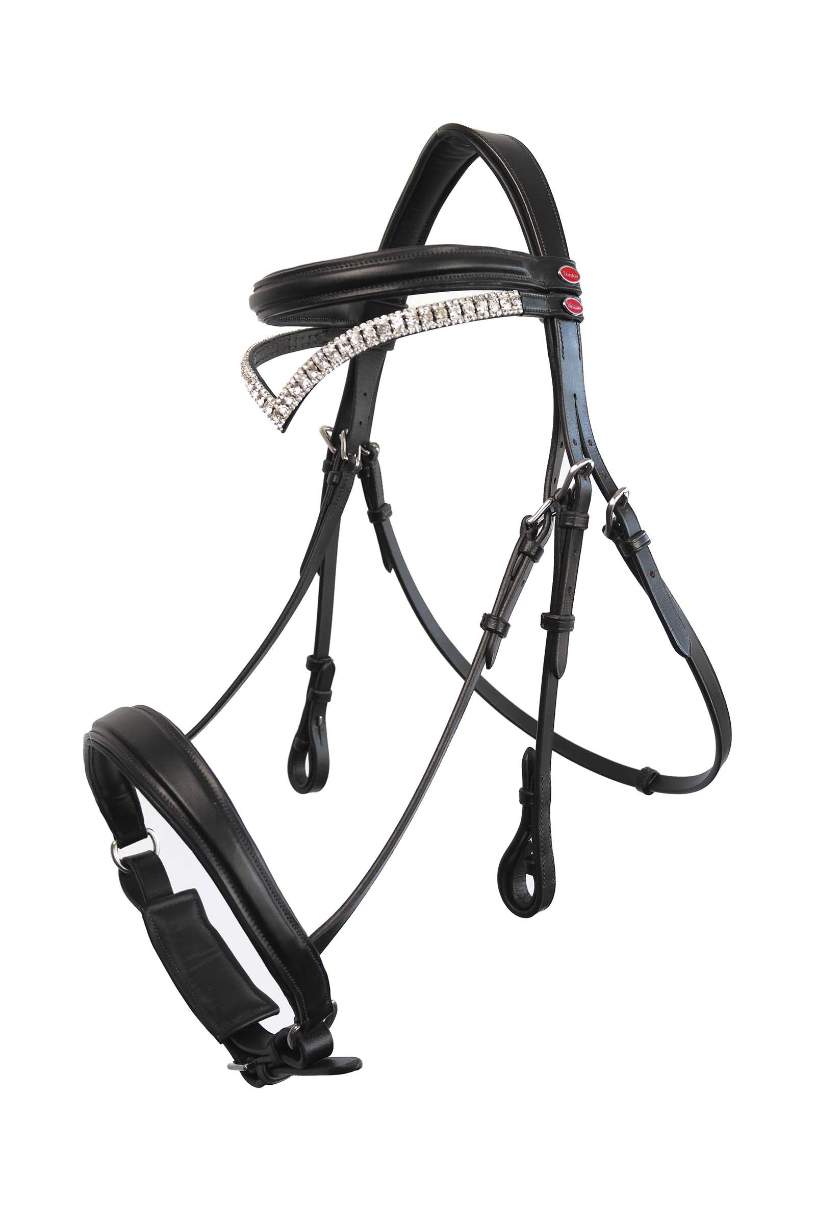John Whitaker Lynton Snaffle Bridle with Spare Browband Kantárok & Szárak