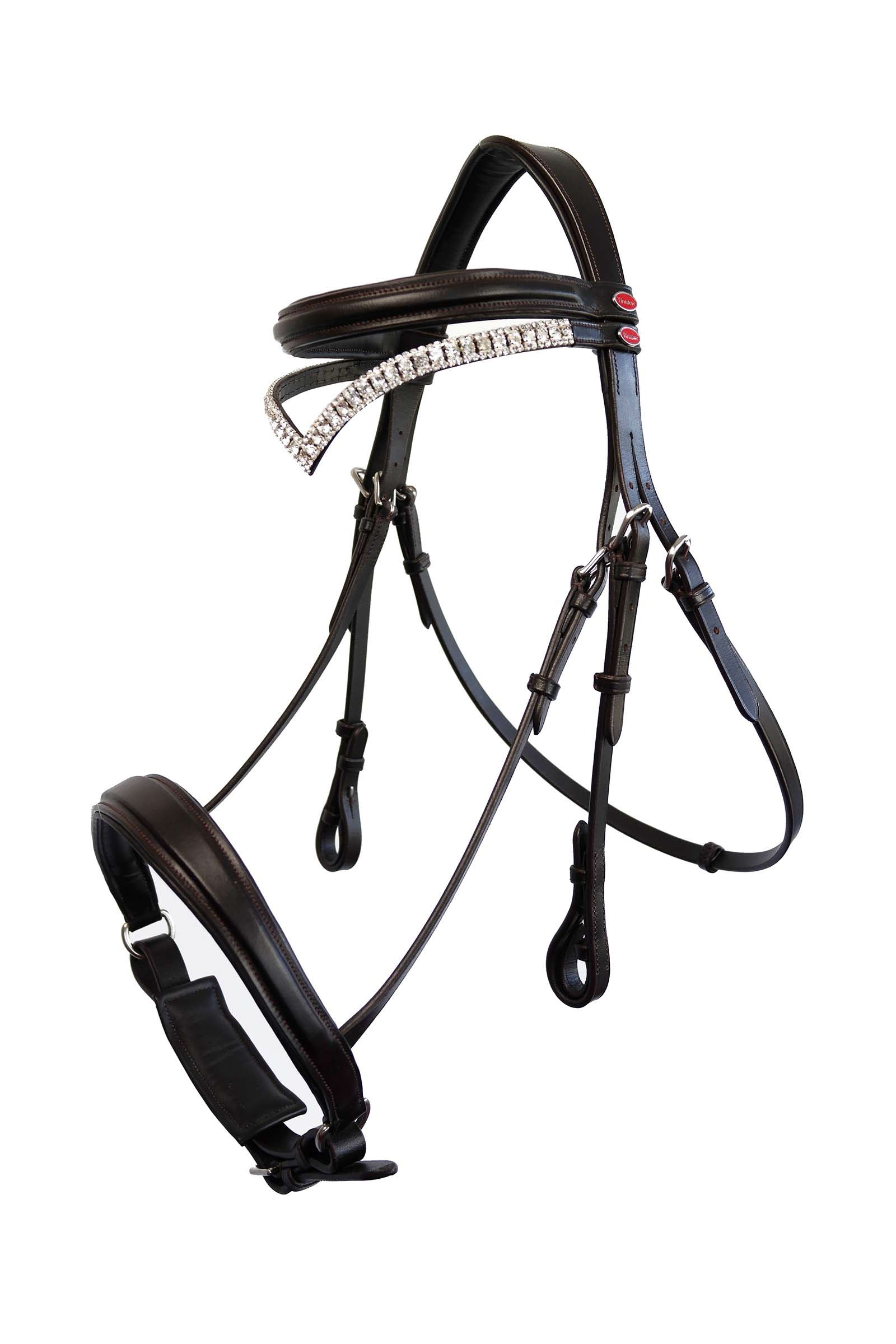 John Whitaker Lynton Snaffle Bridle with Spare Browband Kantárok & Szárak