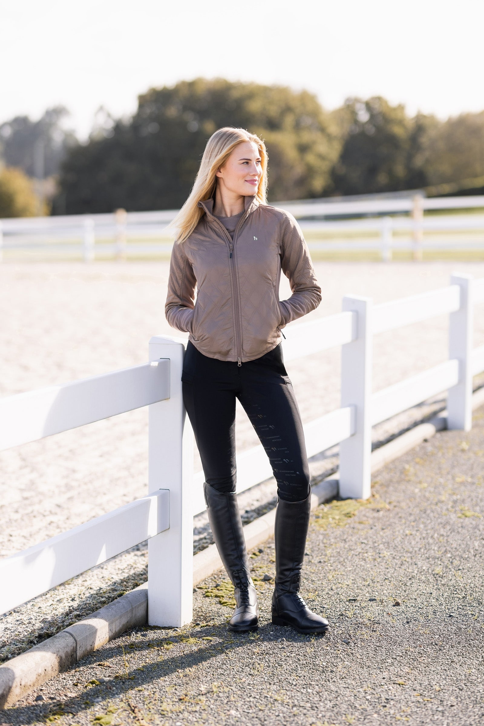 Horze Zoe Women's Lightweight Padded Riding Jacket Women’s Riding Clothing