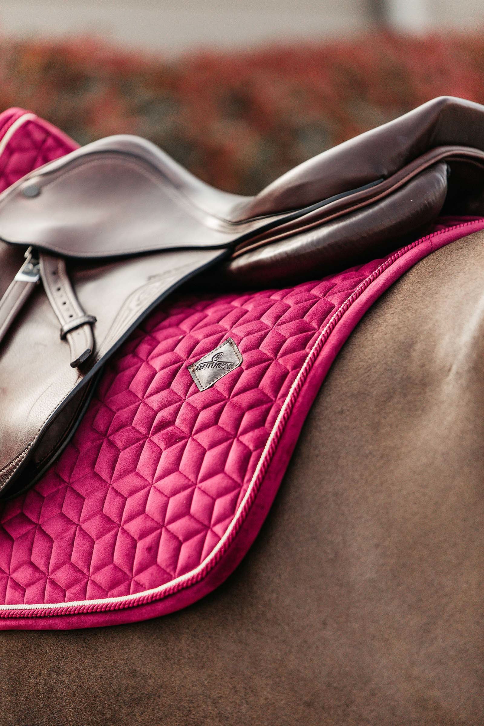 Kentucky Horsewear Velvet Jumping Saddle Pad Saddle Pads