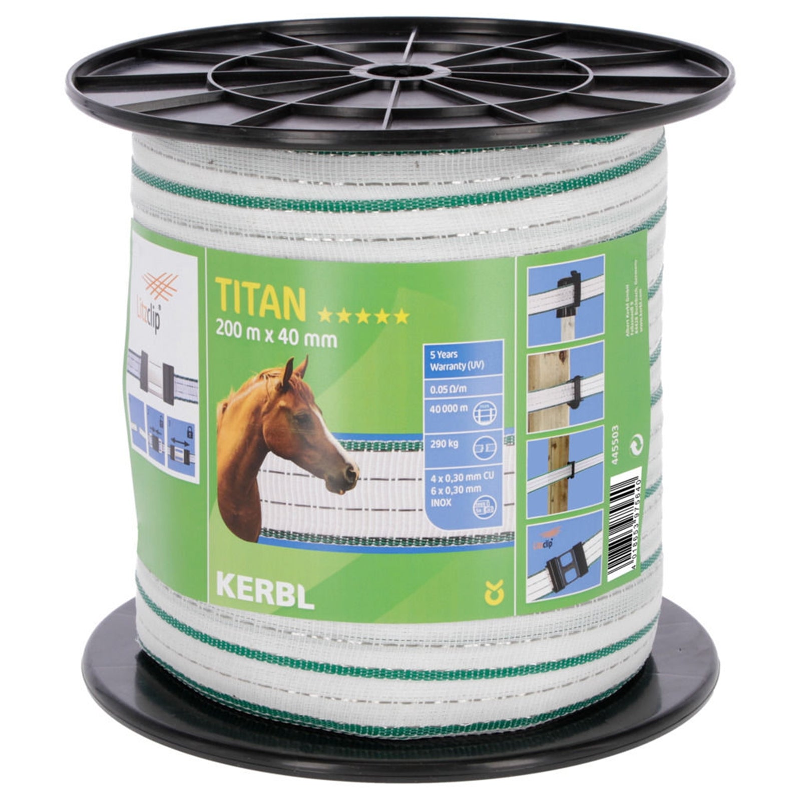 Farm Patrol Kerbl Titan kerítésszalag 40mm Villanypásztor Felszerelések