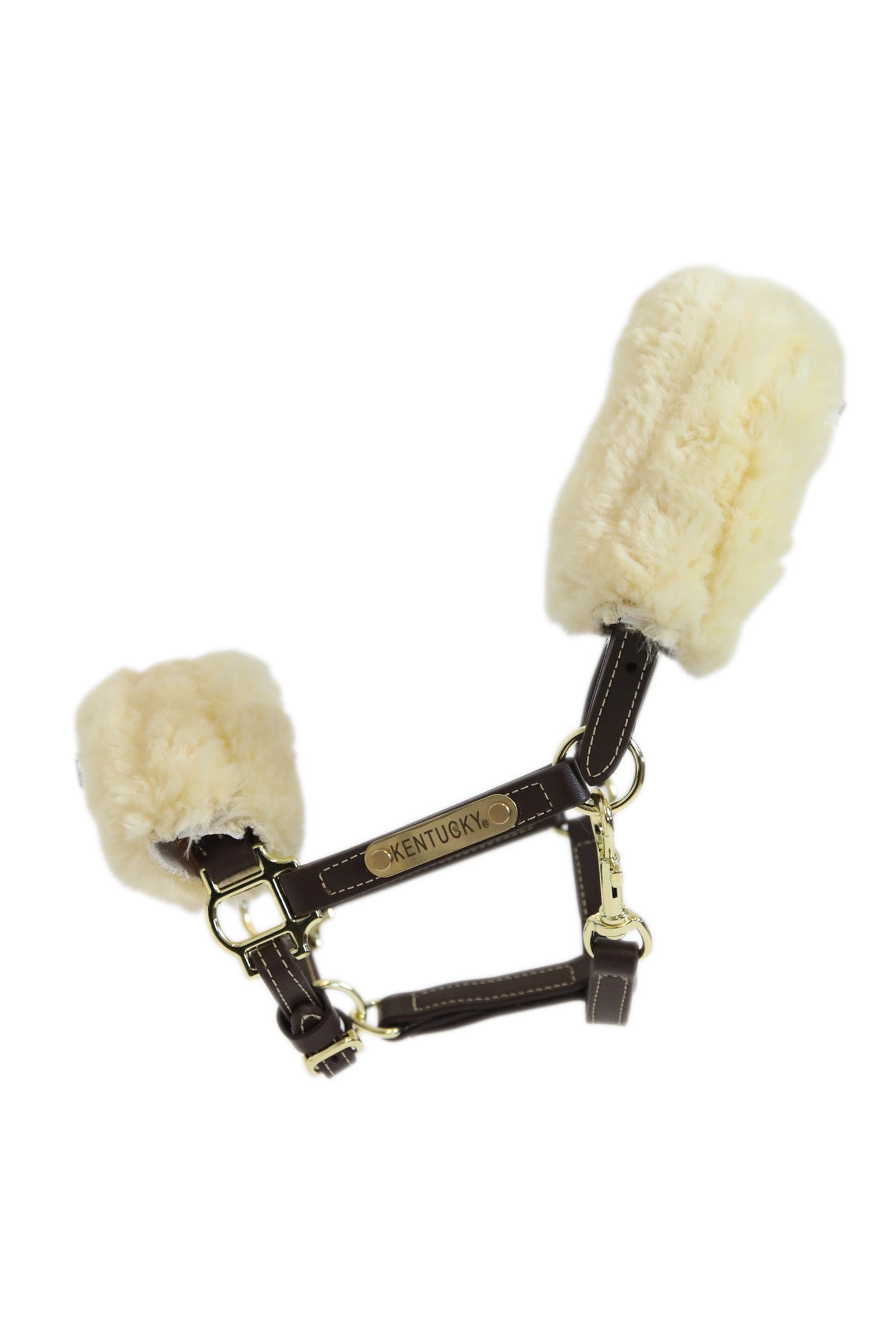 Kentucky Horsewear bőr kötőfék báránybőr Kötofékek & Vezetoszárak