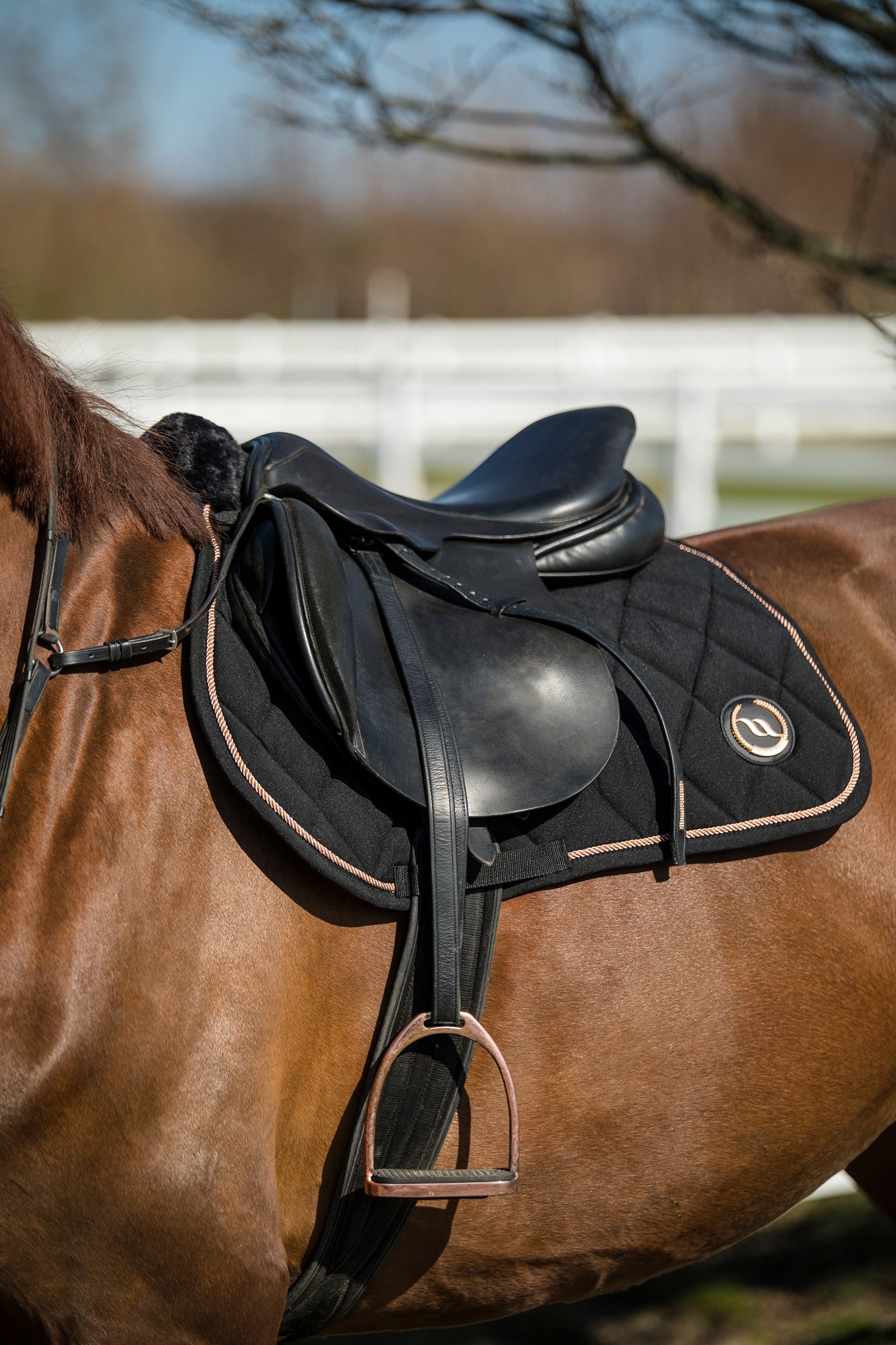 undefined Back on Track Haze Collection Saddle Pad Jumping Saddle Pads