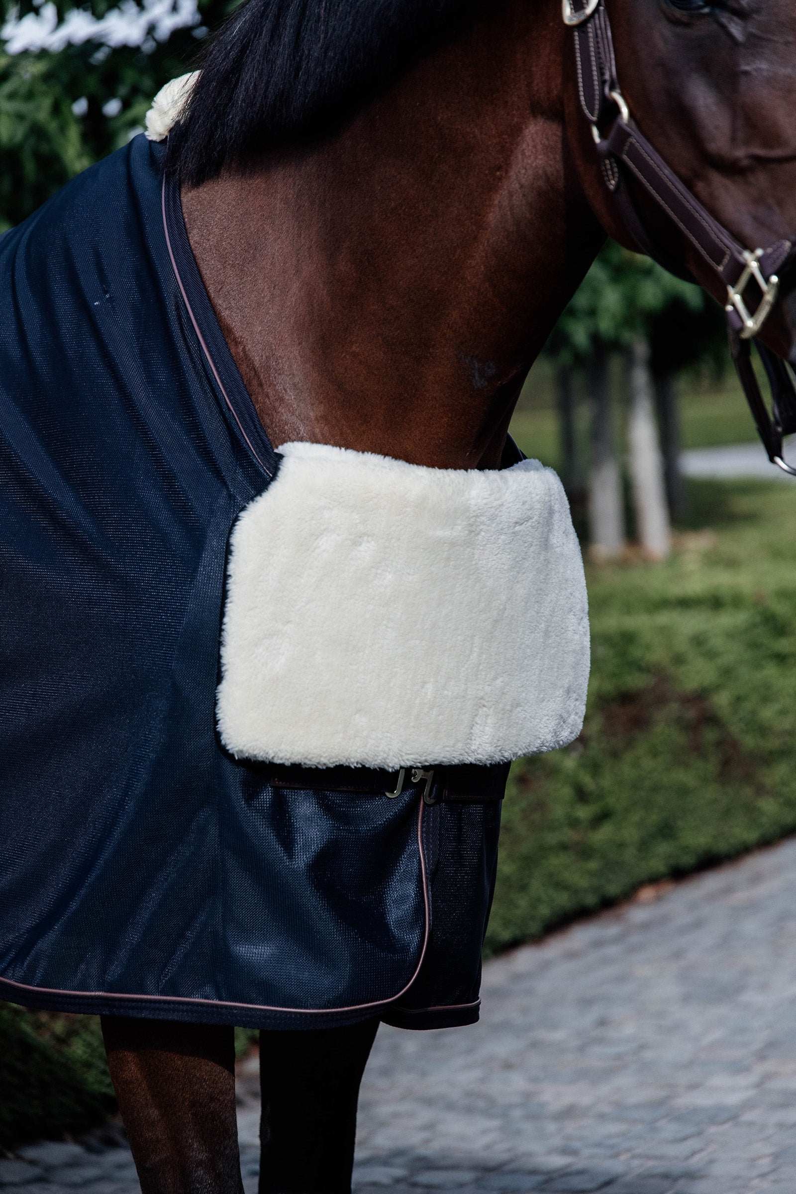 Kentucky Horsewear Horse BIB Sheepskin Chest Protector Horse Rugs