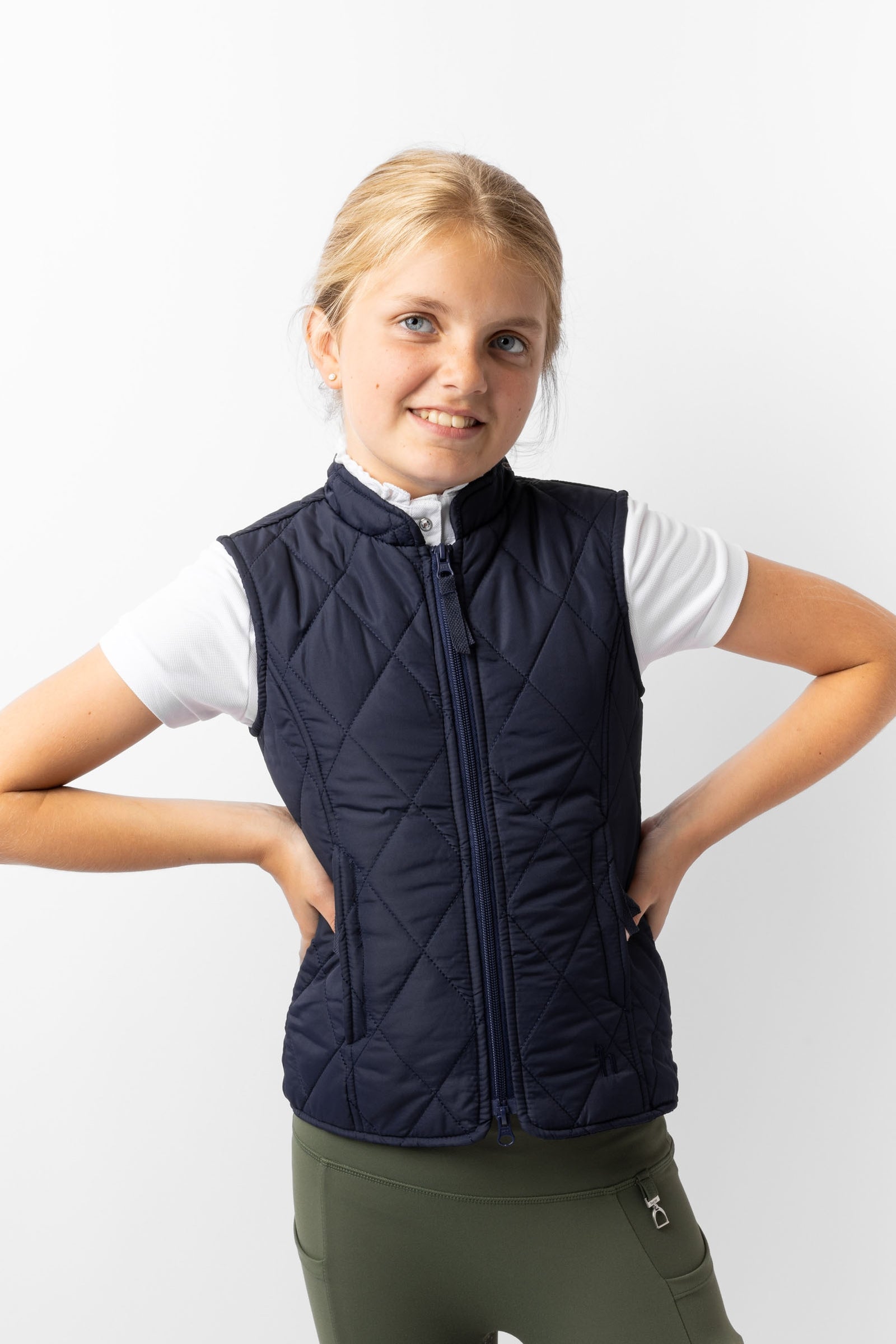 Horze Children´s Classic Quilted Riding Vest Kids Apparel