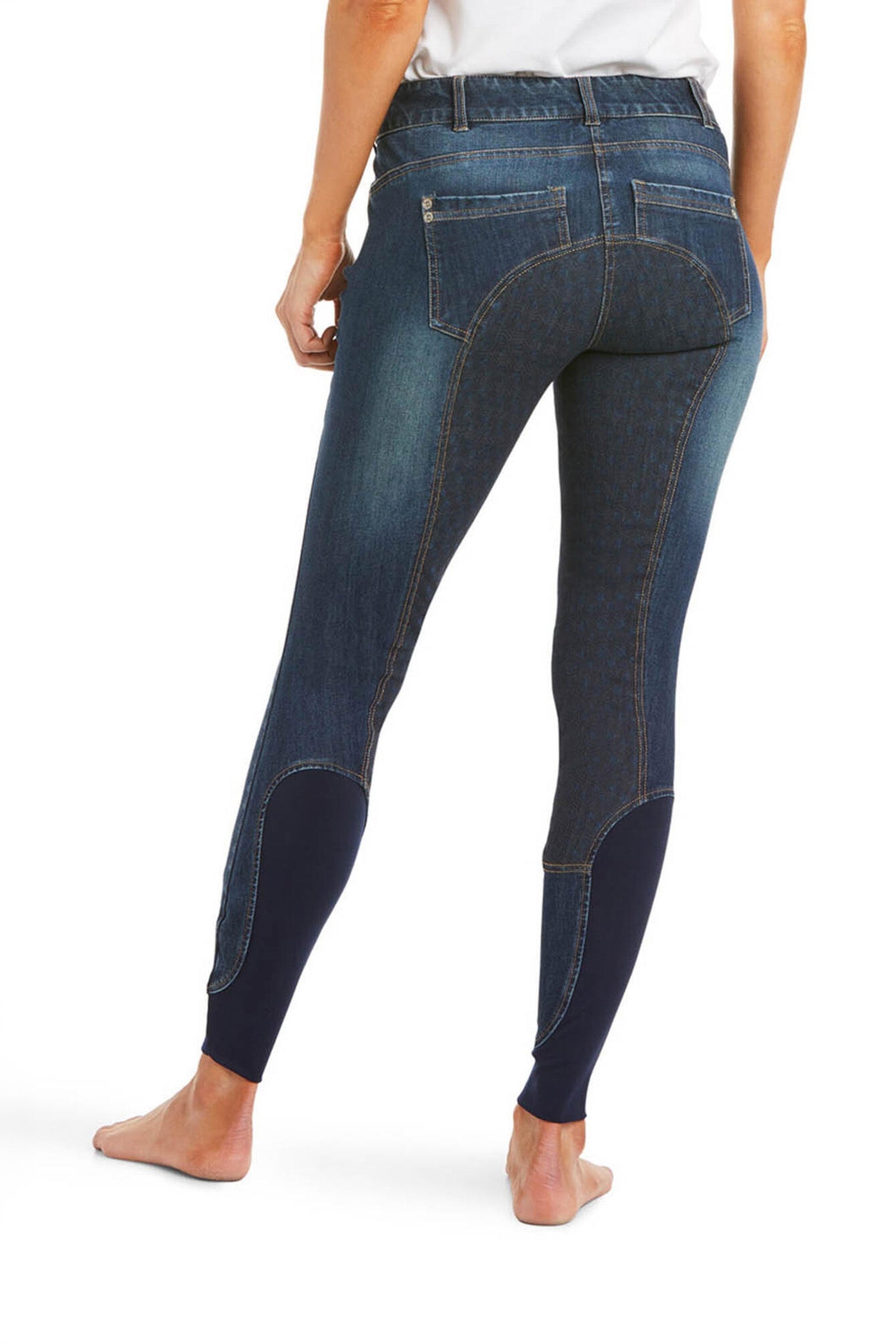 Ariat Halo Denim női teliszilikonos lovaglónadrág Womens Breeches