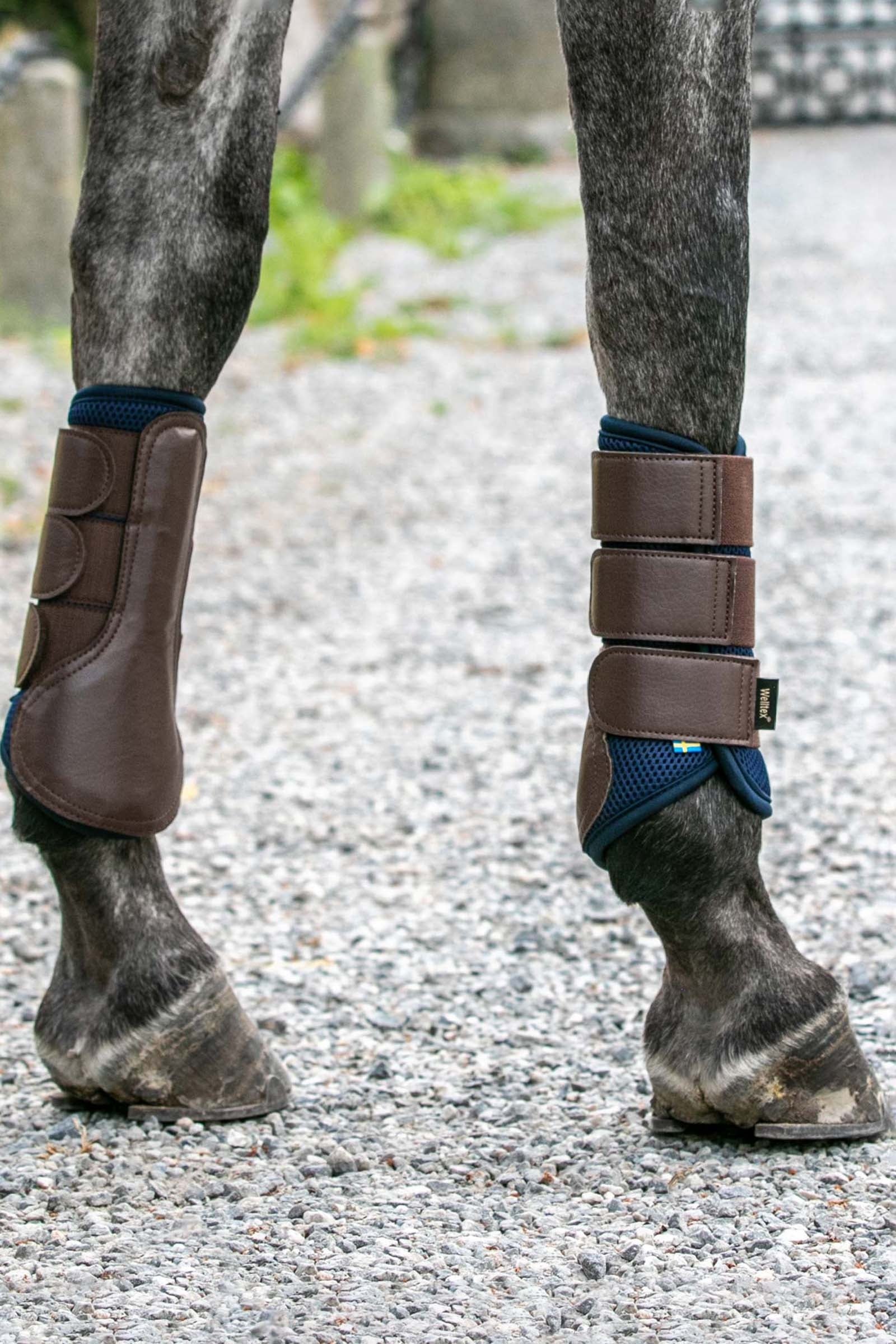 Back on Track Welltex® Airflow Brushing Boots Leg Protection & Hoof Protection for Horses