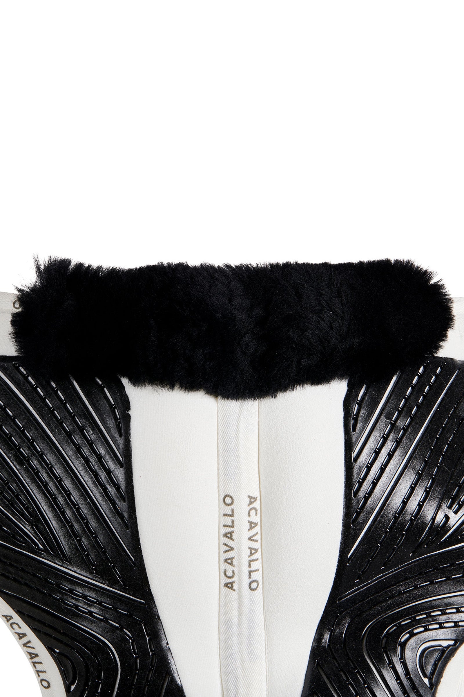 Acavallo Close Contact Gel & Memory Foam Half Pad with Sheepskin Saddle Pads