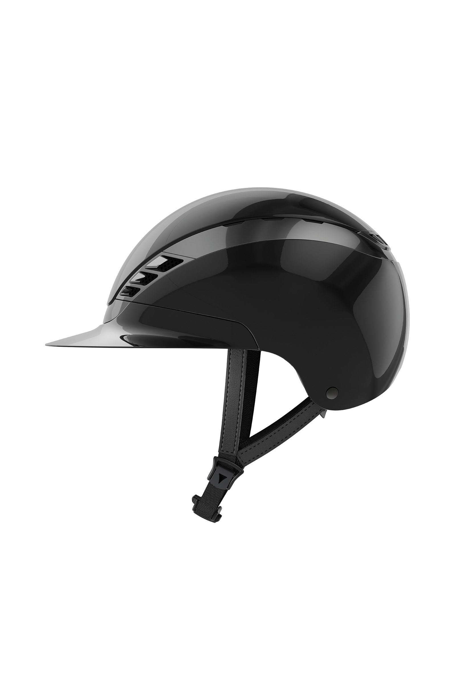 Abus Pikeur AirLuxe Chrome Long Visor Riding Helmet Safety Equipment