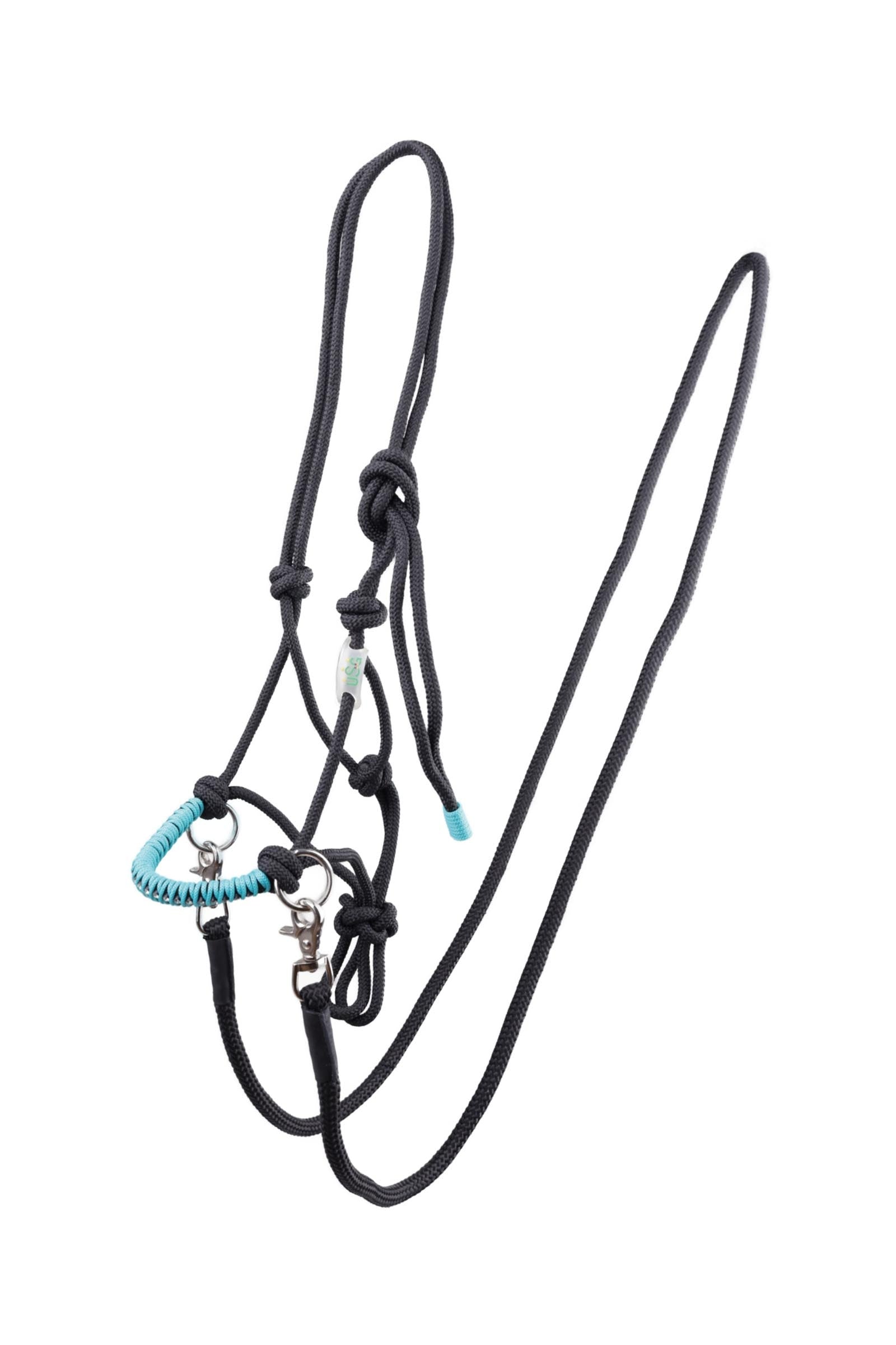 USG Knotted Rope Halter With Reins Halters & Leads