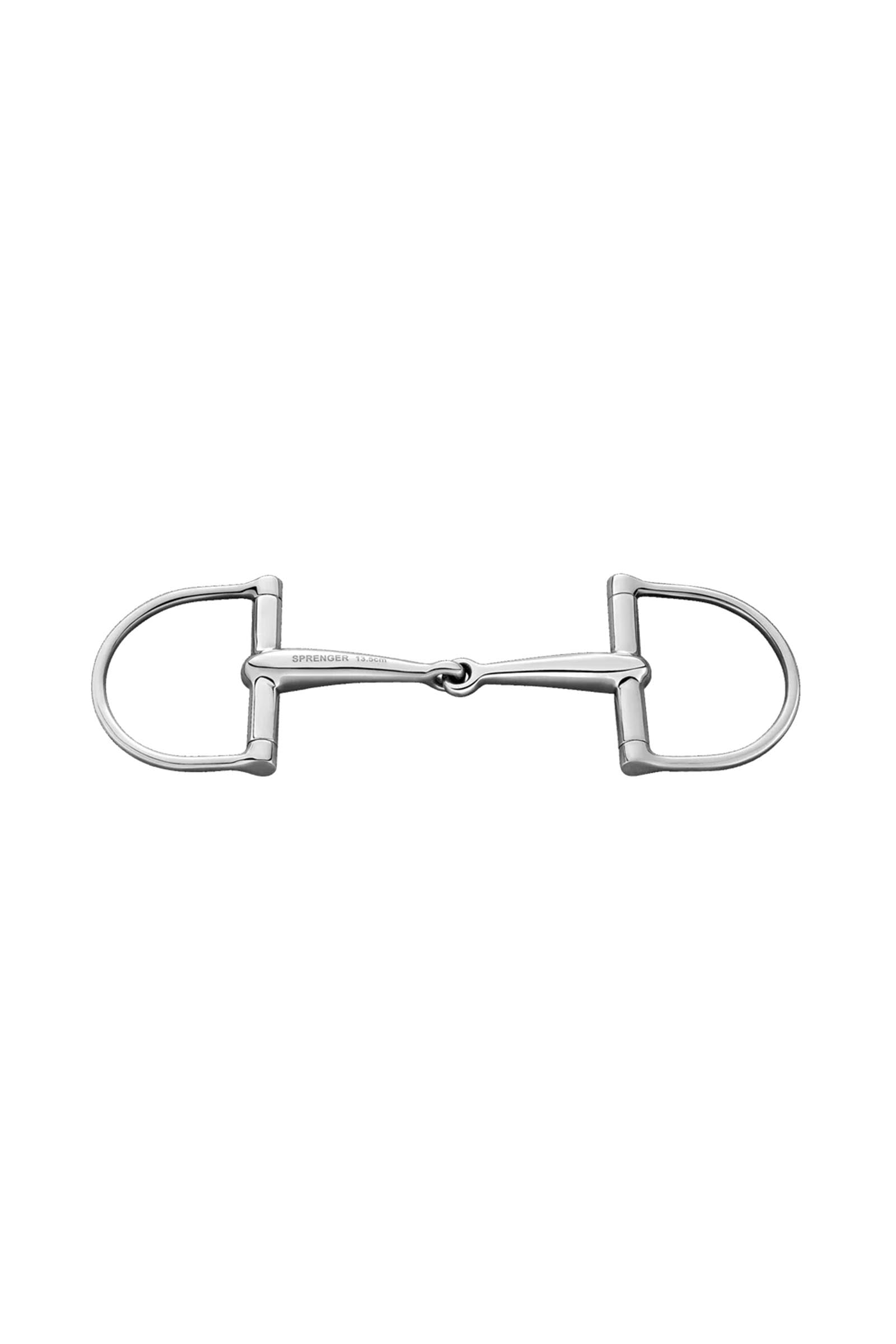 Sprenger D-Ring Snaffle Bit, Single Jt. 16mm, Stainless St. Horse Bits
