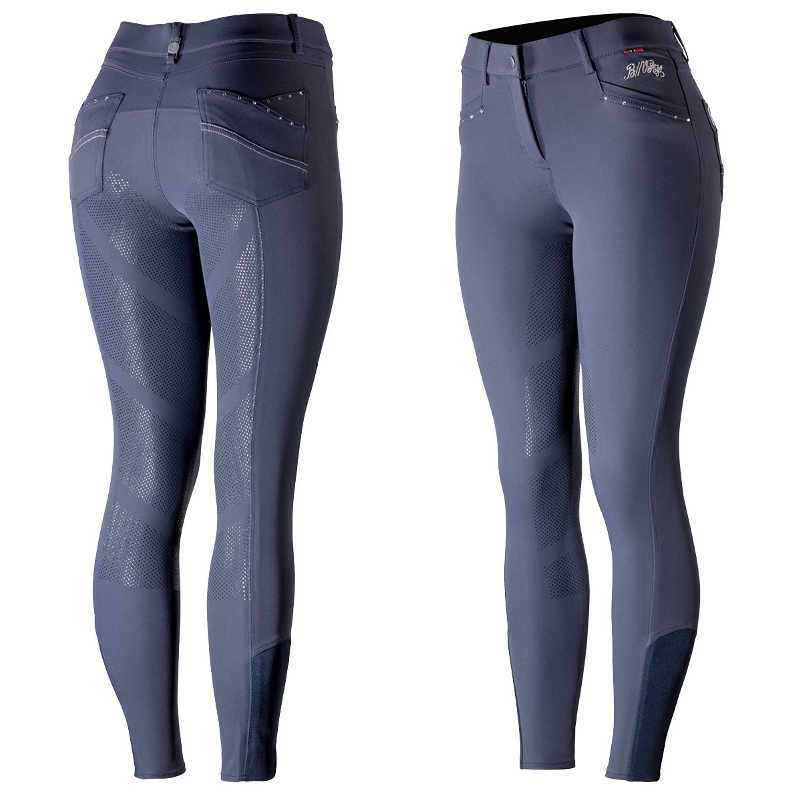 B Vertigo Olivia női teljes szilikonos lovaglónadrág, UPF 50+ Womens Breeches