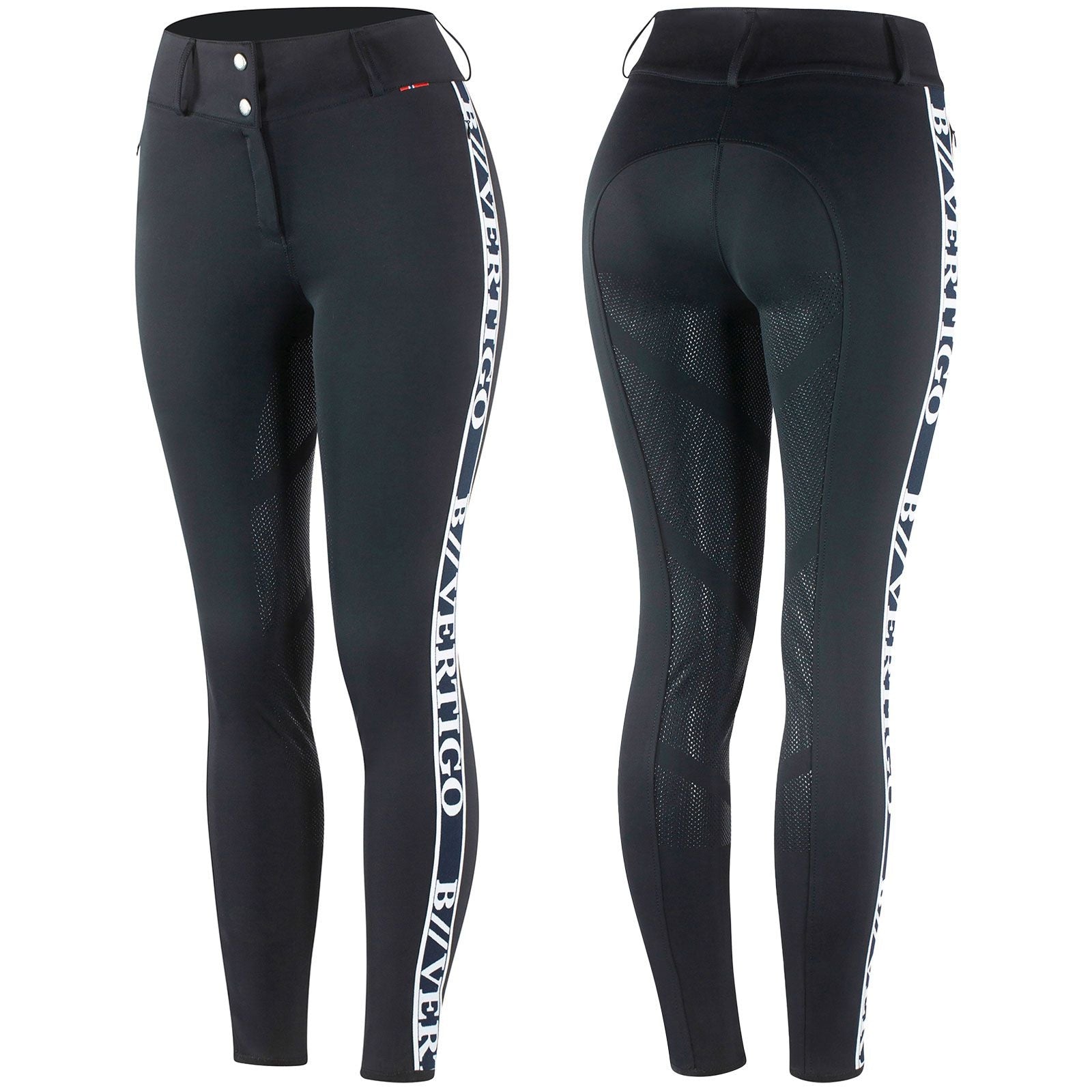 B Vertigo Angelika Full Seat Breeches High Waist with silicone grip for Woman Womens Breeches