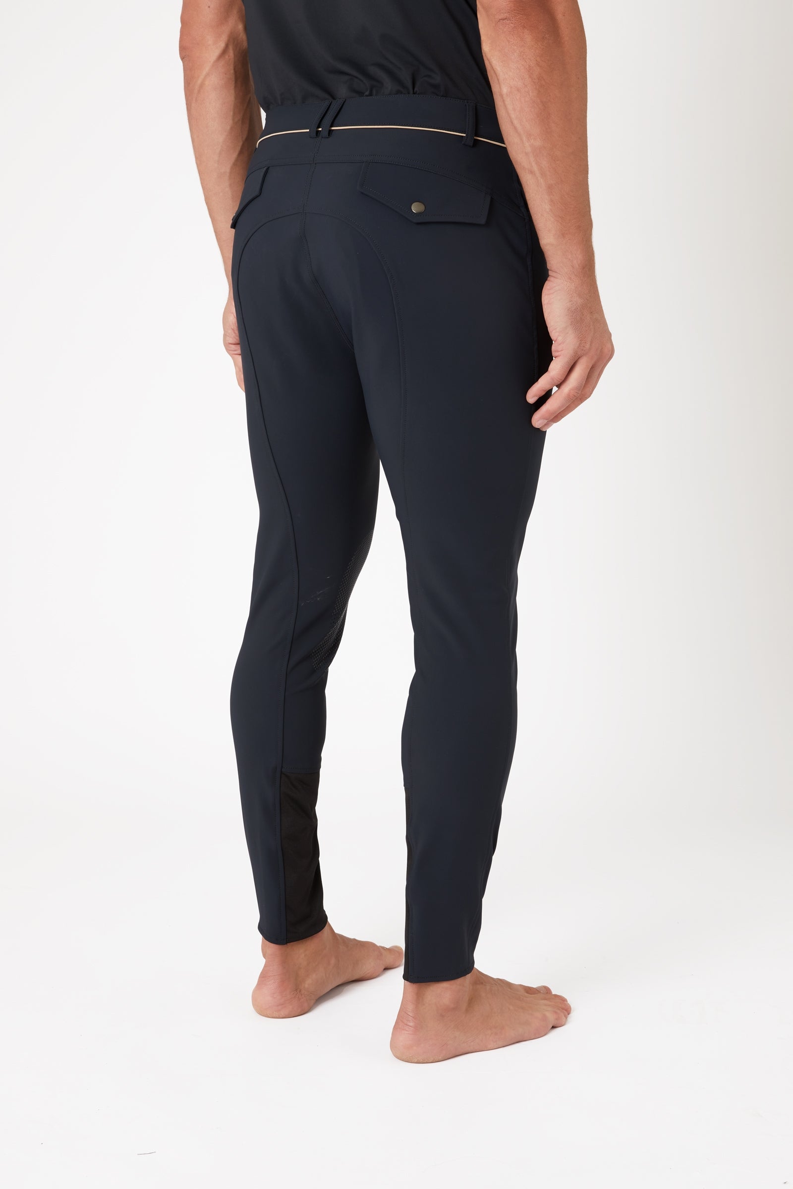 B Vertigo Damien Men's Knee Patch Breeches Mens Riding Clothing