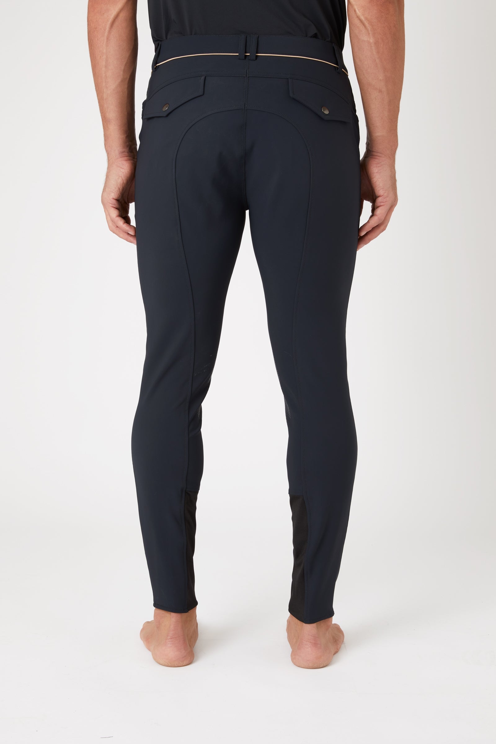 B Vertigo Damien Men's Knee Patch Breeches Mens Riding Clothing
