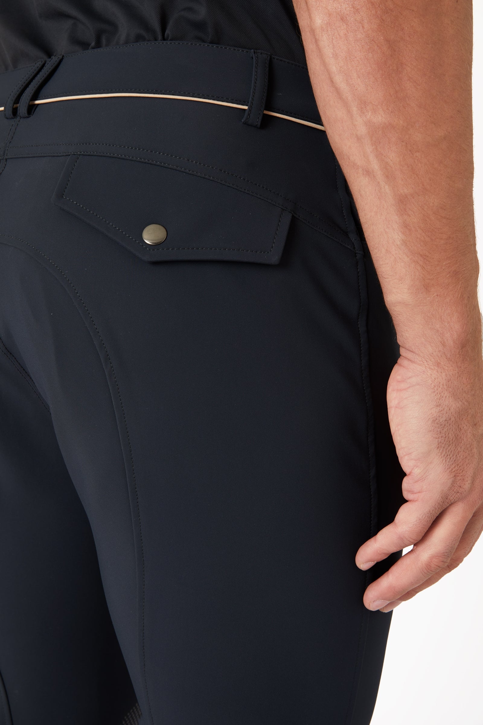 B Vertigo Damien Men's Knee Patch Breeches Mens Riding Clothing
