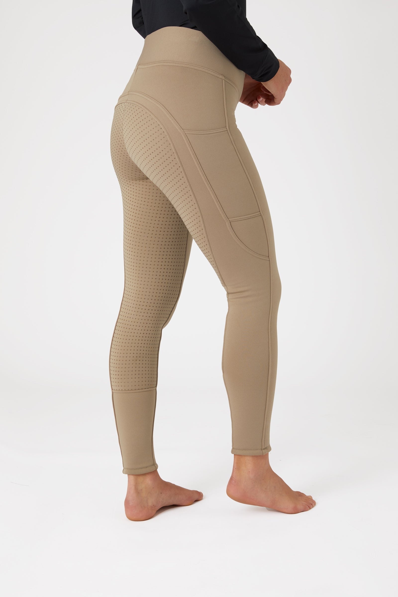 Horze Active női teliszilikonos téli lovaglónadrág telefonzsebbel Womens Breeches