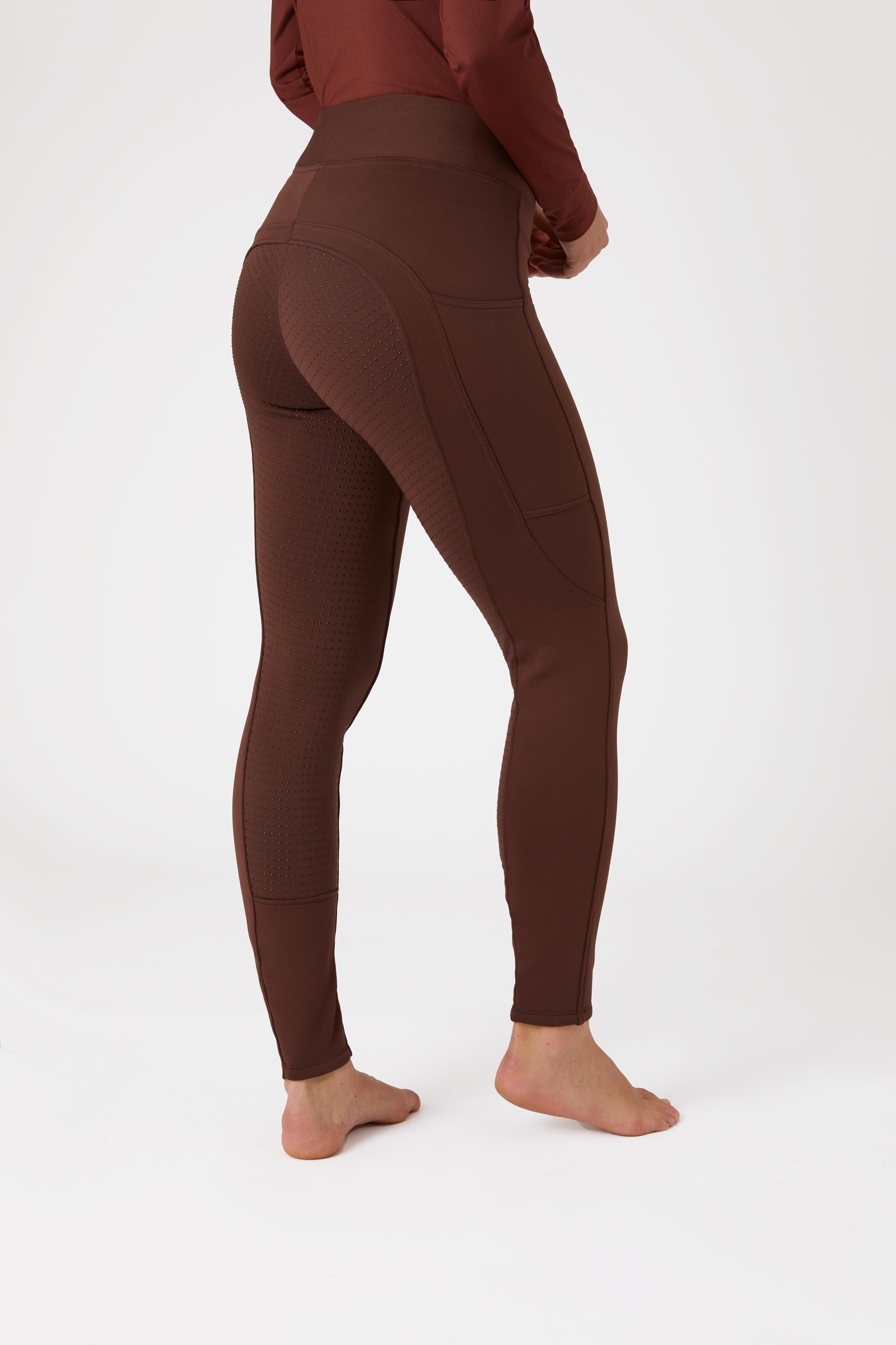 Horze Active női teliszilikonos téli lovaglónadrág telefonzsebbel Womens Breeches