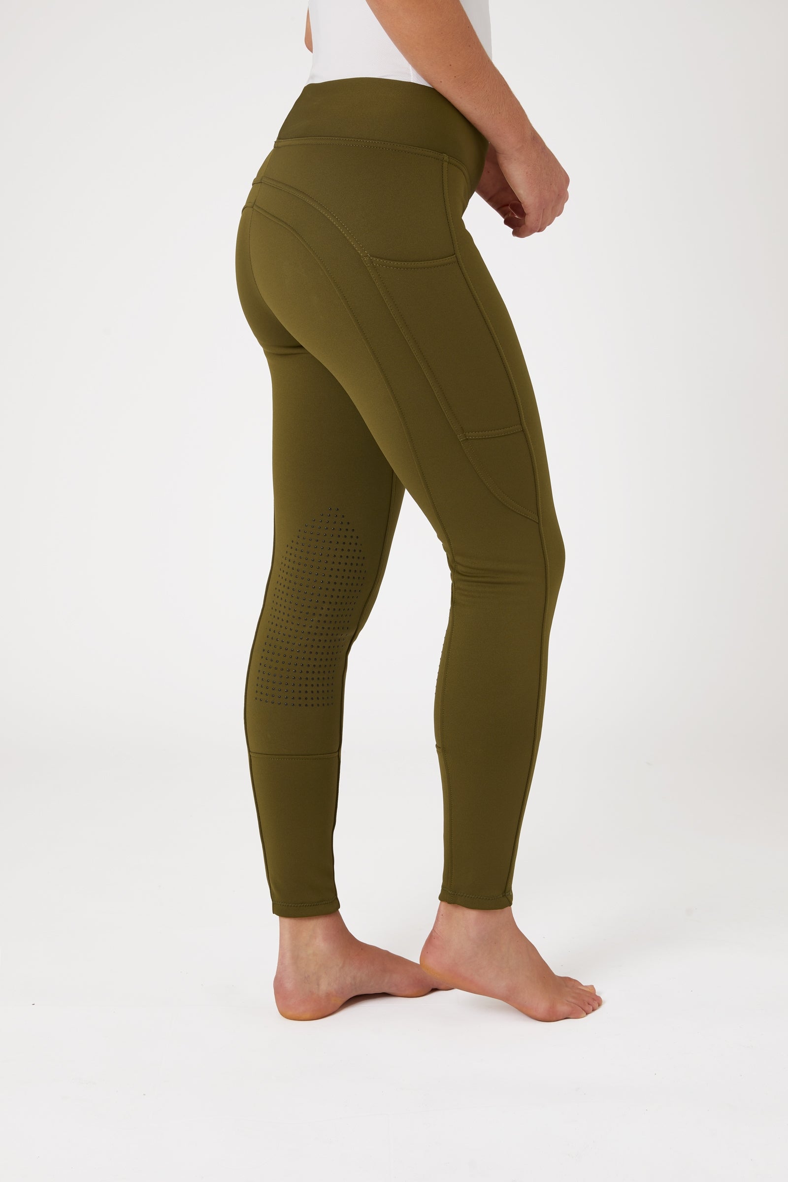 Horze Active női térdszilikonos téli lovaglónadrág telefonzsebbel Womens Breeches