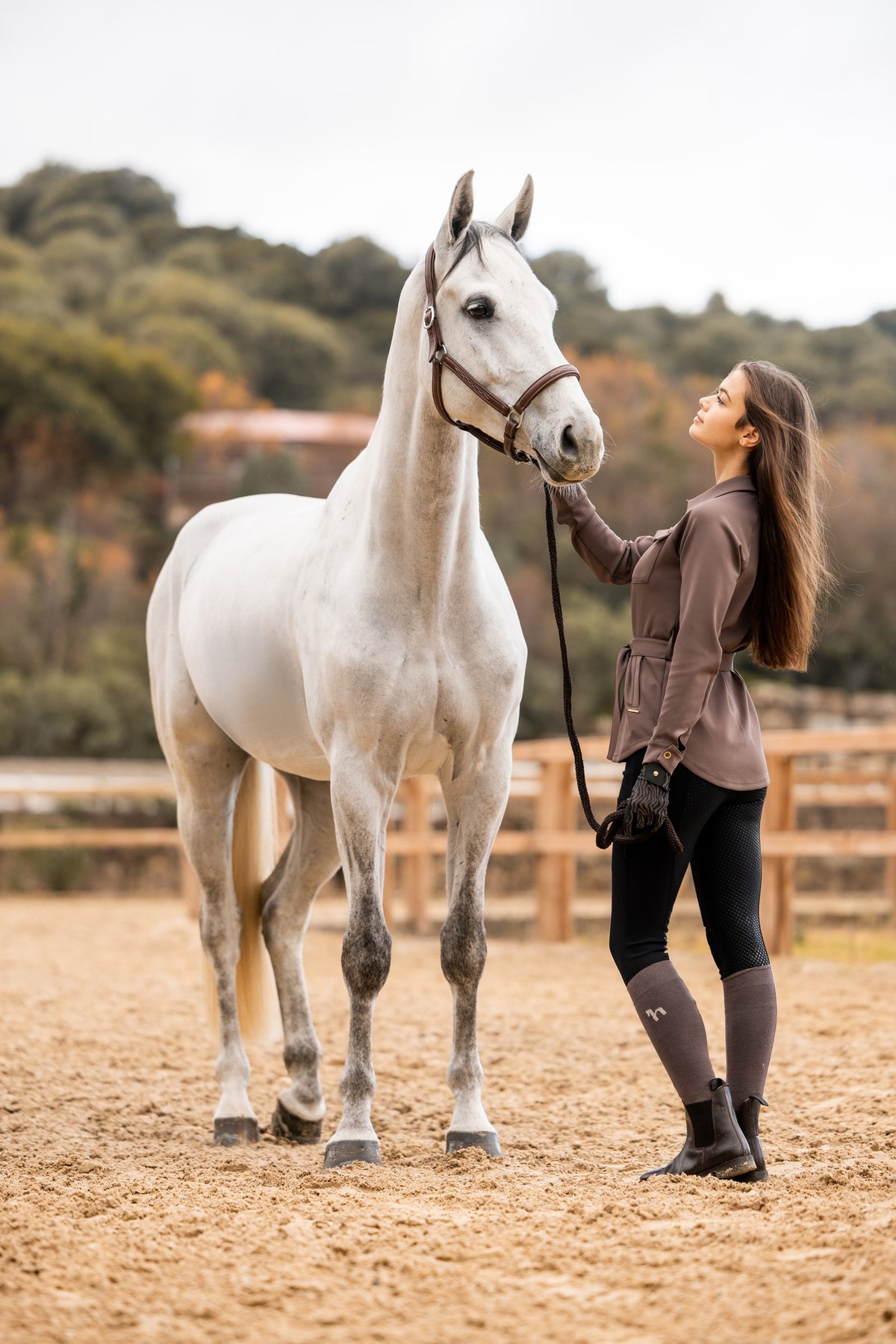 Horze Grand Prix II Women's Full Grip Breeches Womens Breeches