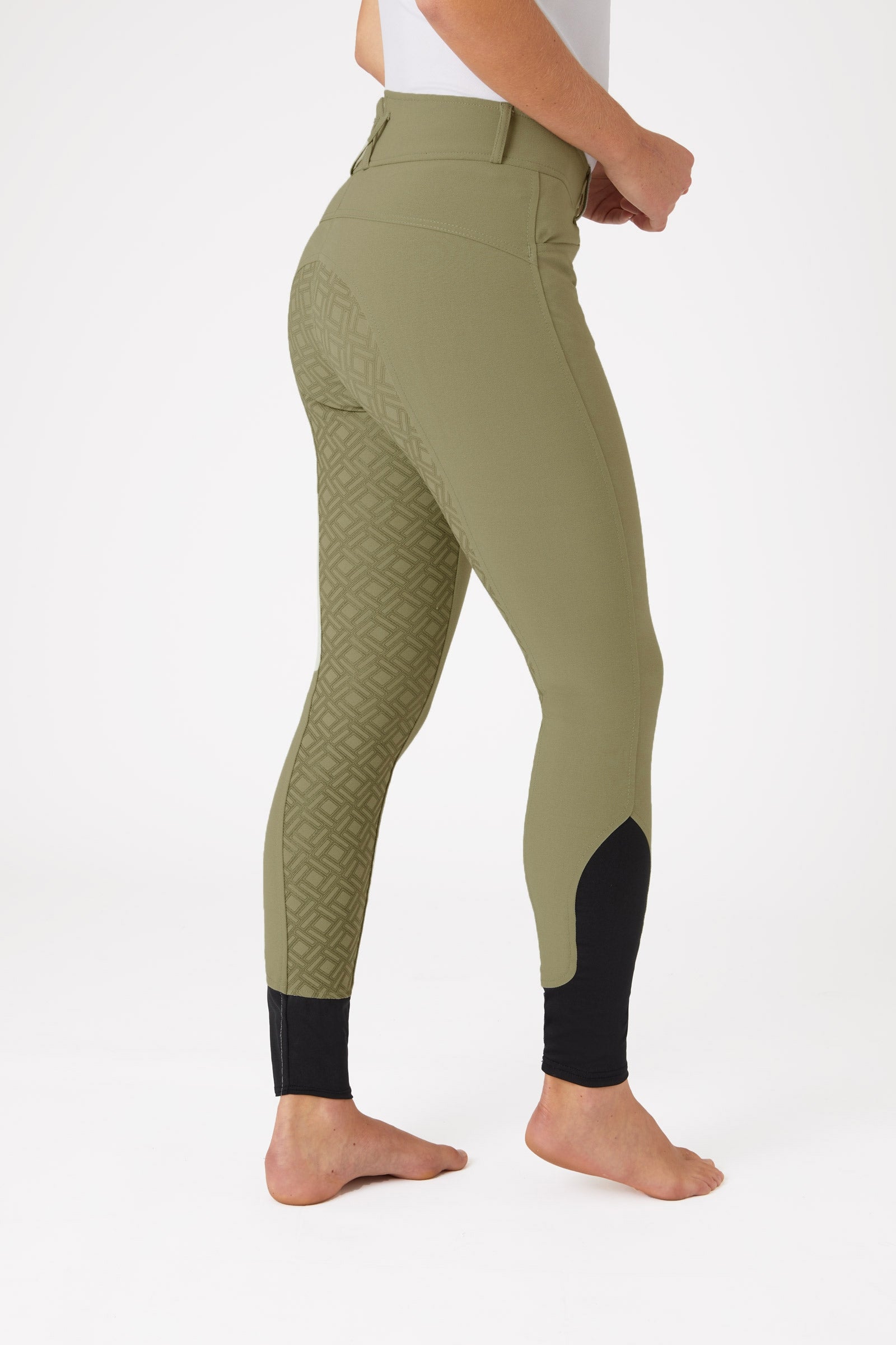 Horze női magasderekú teliszilikonos lovaglónadrág Womens Breeches