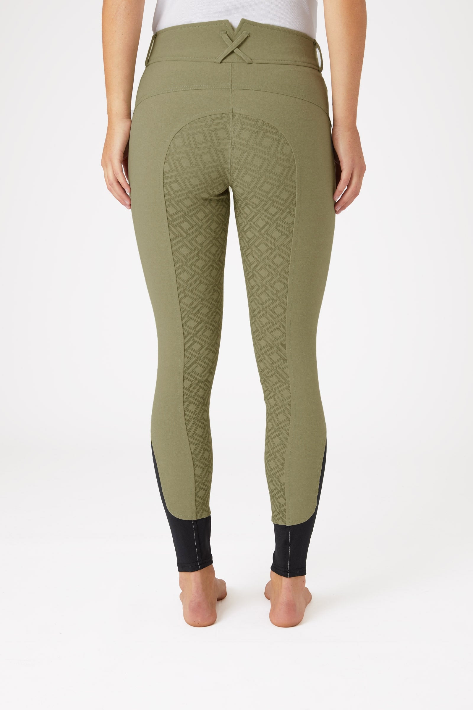 Horze Women's High Waist Breeches with Silicone Full Grip Womens Breeches
