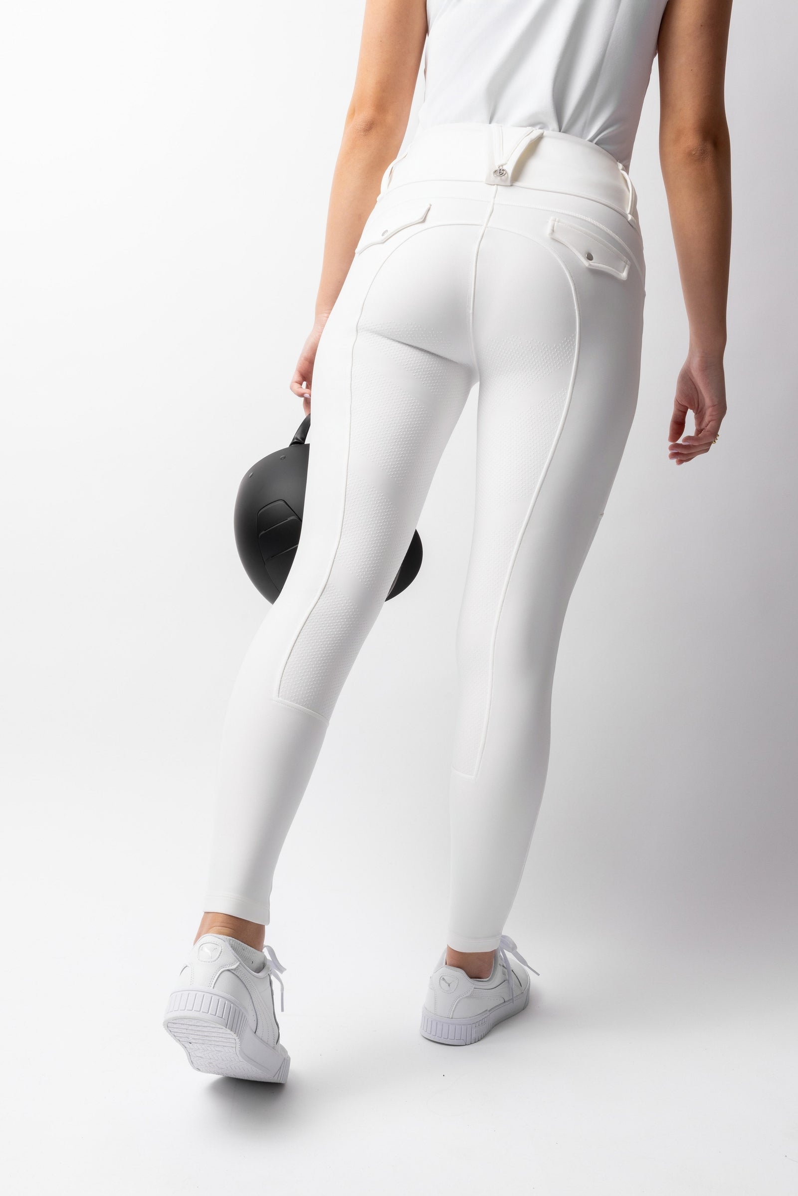 B Vertigo Chiara Teli szilikonos lovaglónadrág kompresszióval és hibrid kialakítással Womens Breeches