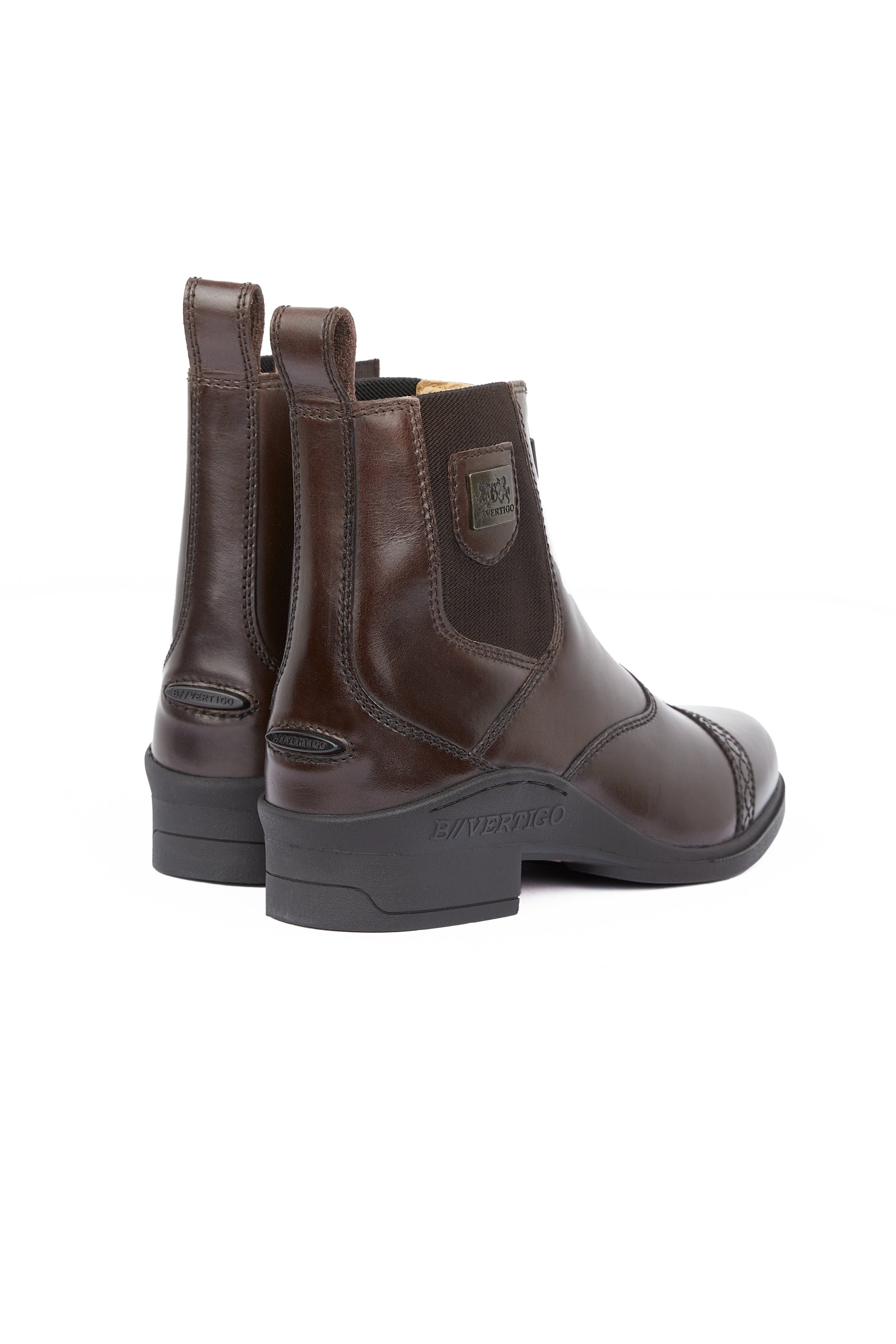 B Vertigo Women's Saturn Front-Zip Leather Jodhpur Boots Riding Boots & Riding Shoes