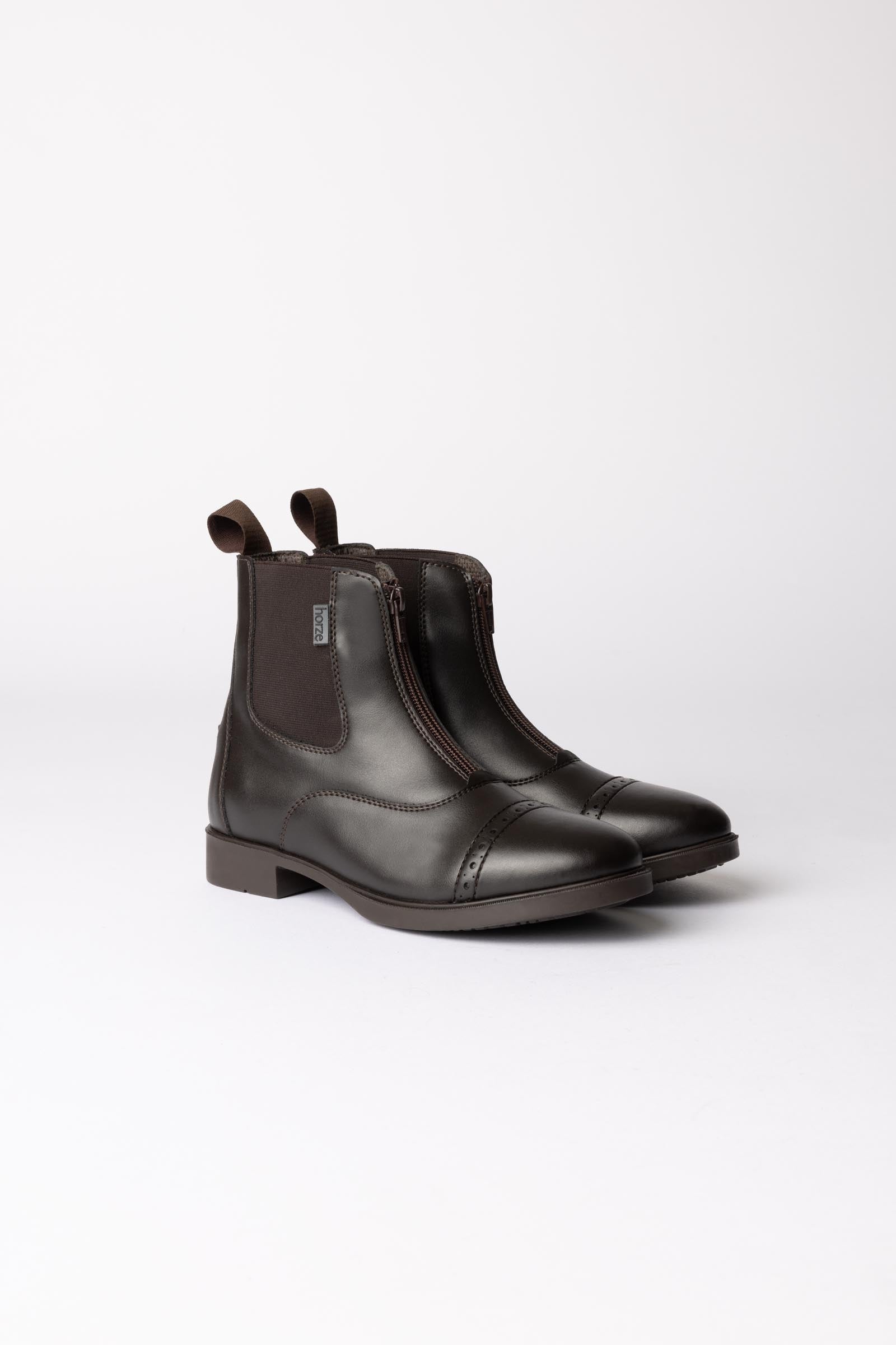 Horze Wexford Női Elöl Cipzáras Jodhpur Cipő Lábbelik