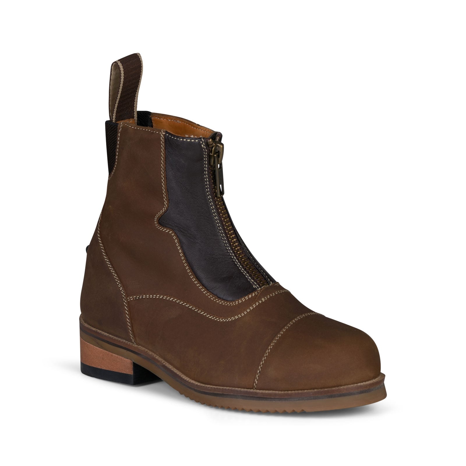 Horze Seville Kids Jodhpur Boots with Front Zip Riding Boots & Riding Shoes
