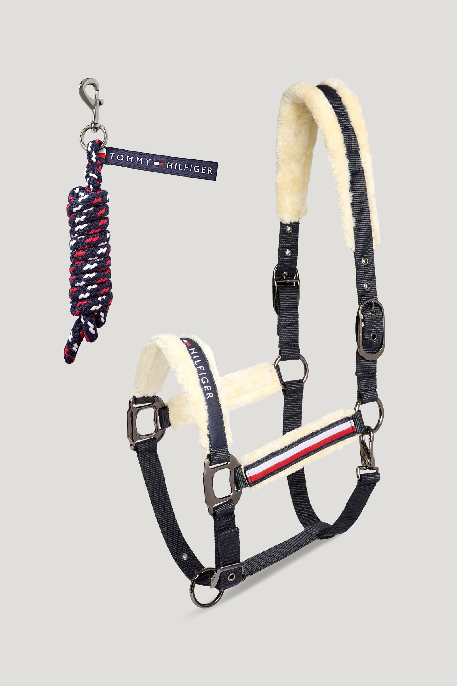 Tommy Hilfiger Equestrian Yale műszőrme kötőfék és vezetőszár szett Kötofékek & Vezetoszárak