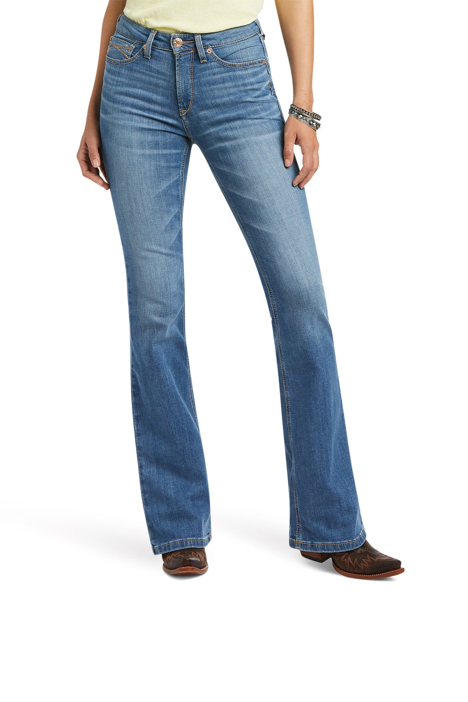 Ariat Women's R.E.A.L High Rise Daniela Boot Cut Farmernadrág Womens Breeches