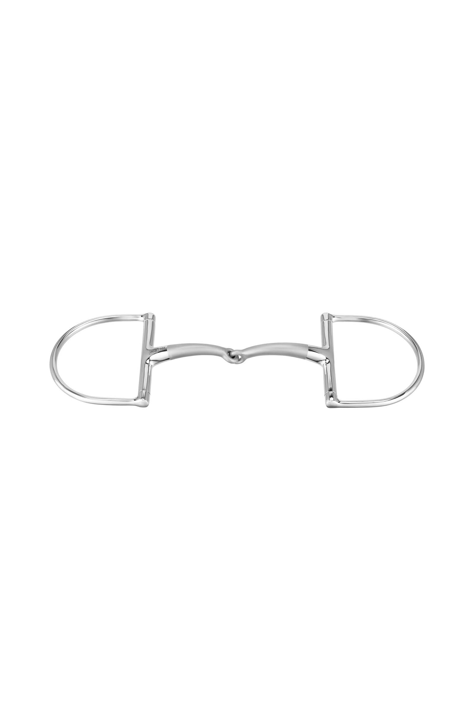Sprenger Satinox D-karikás zabla, egyszer tört, 14 mm, rozsdamentes acél Zablák