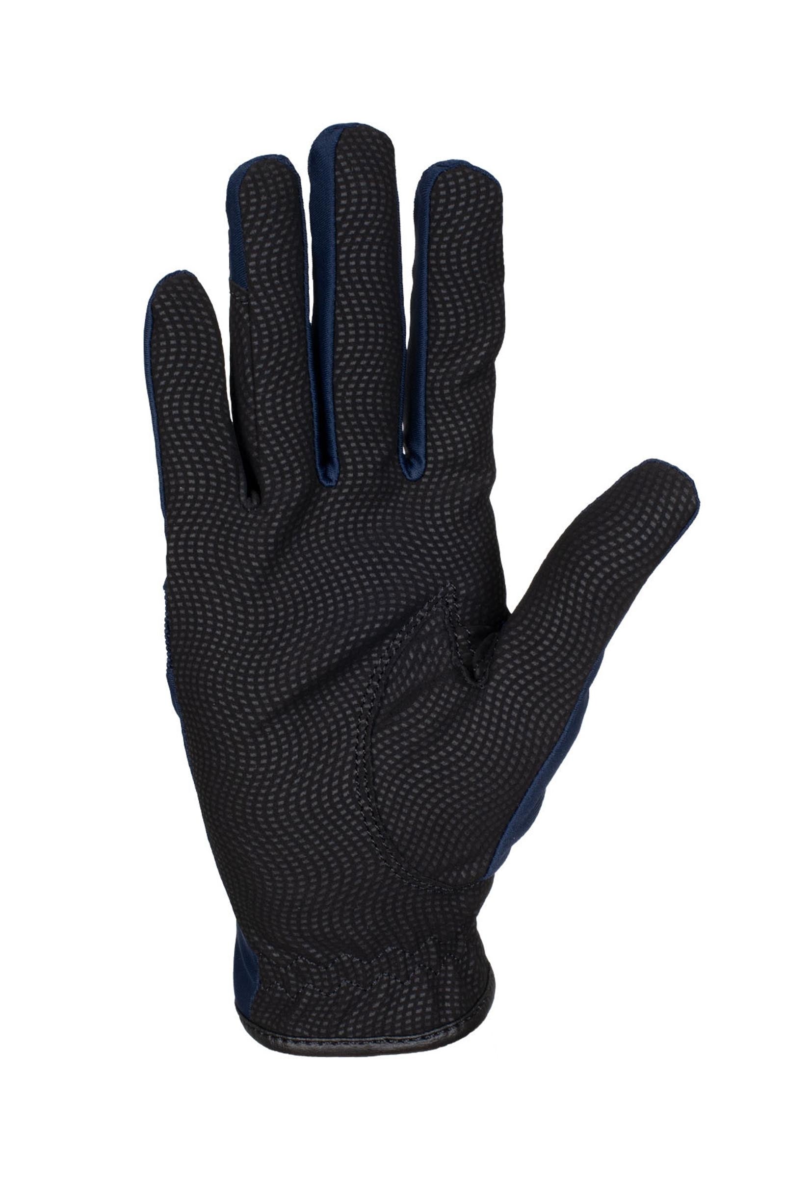 Equestro Gloves in Technical Fabric With Multicolor Logo Riding Gloves