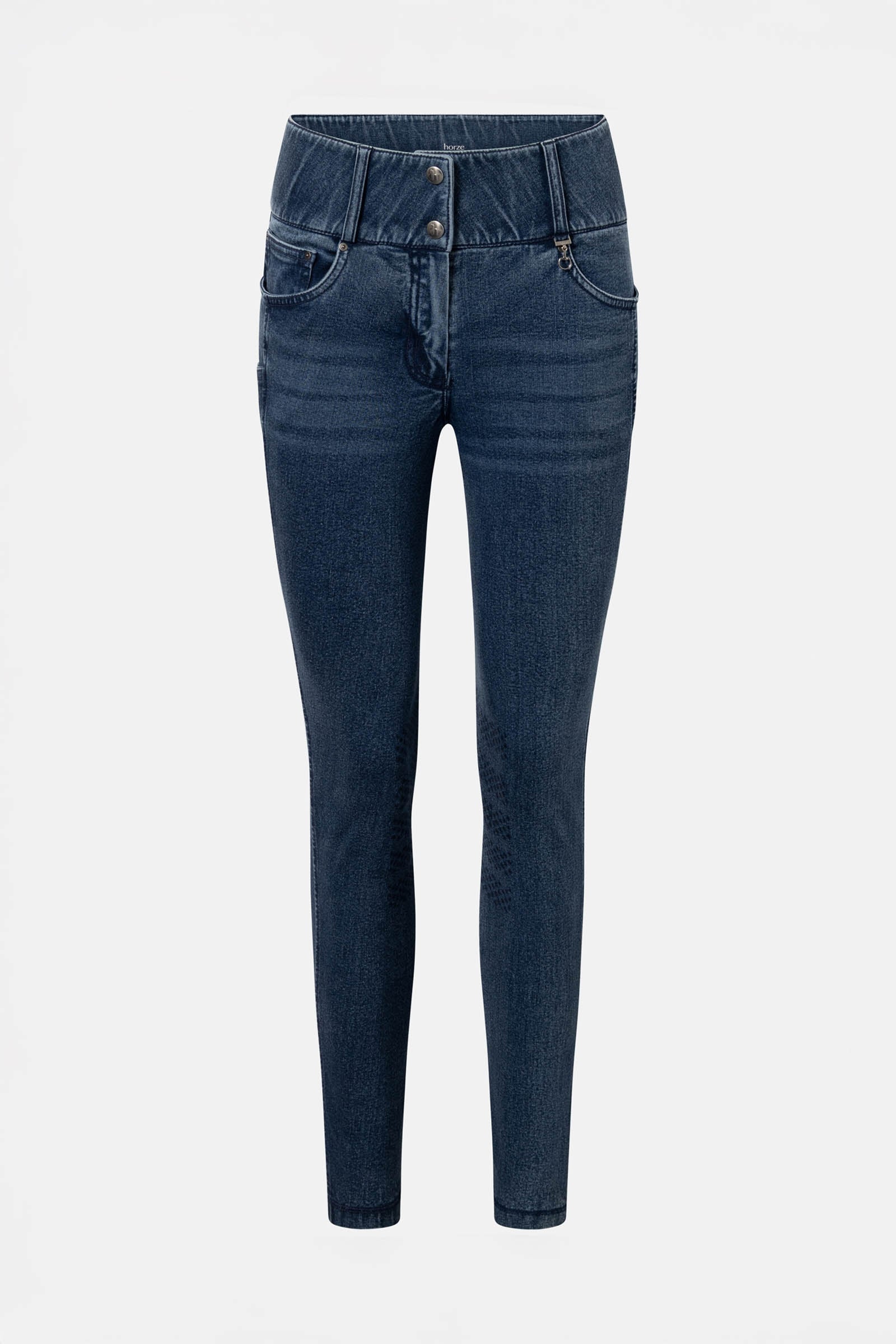 Horze Carolyn Women´s Denim Full Grip Breeches Womens Breeches