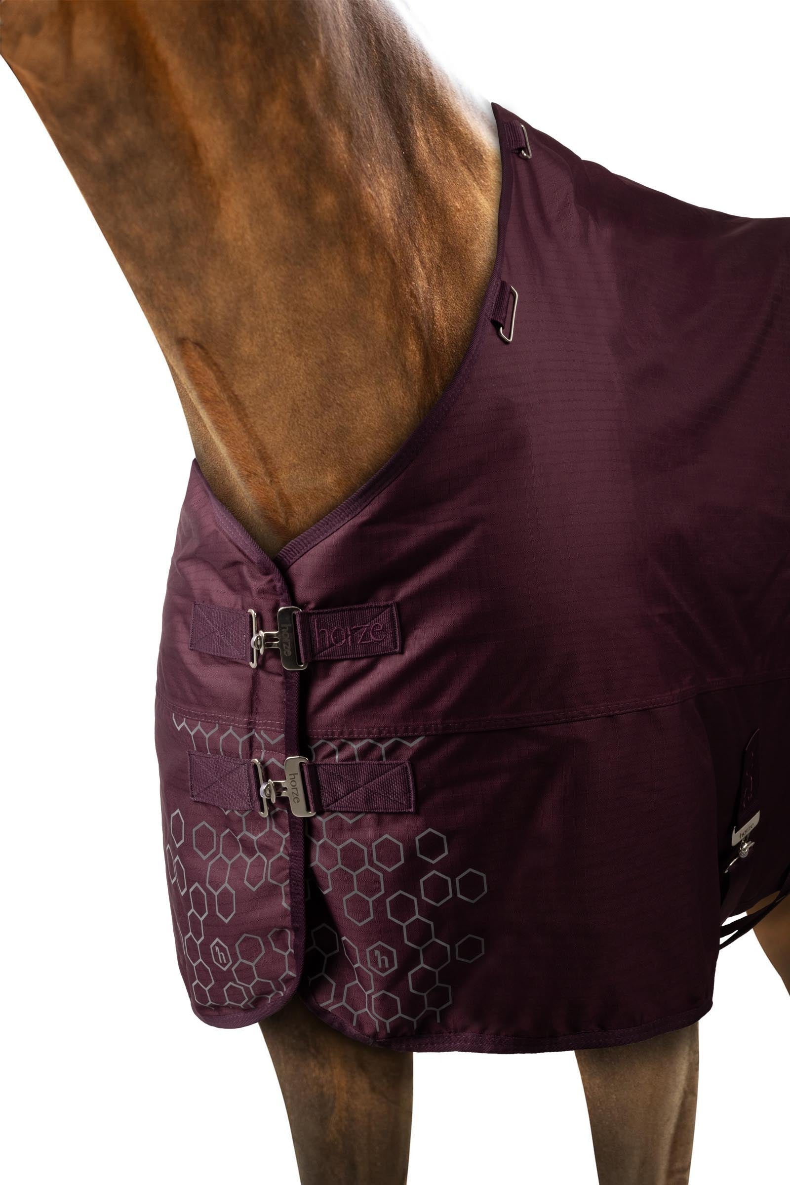 Horze Newbridge Reflective Turnout Rug, 200 g Horse Rugs