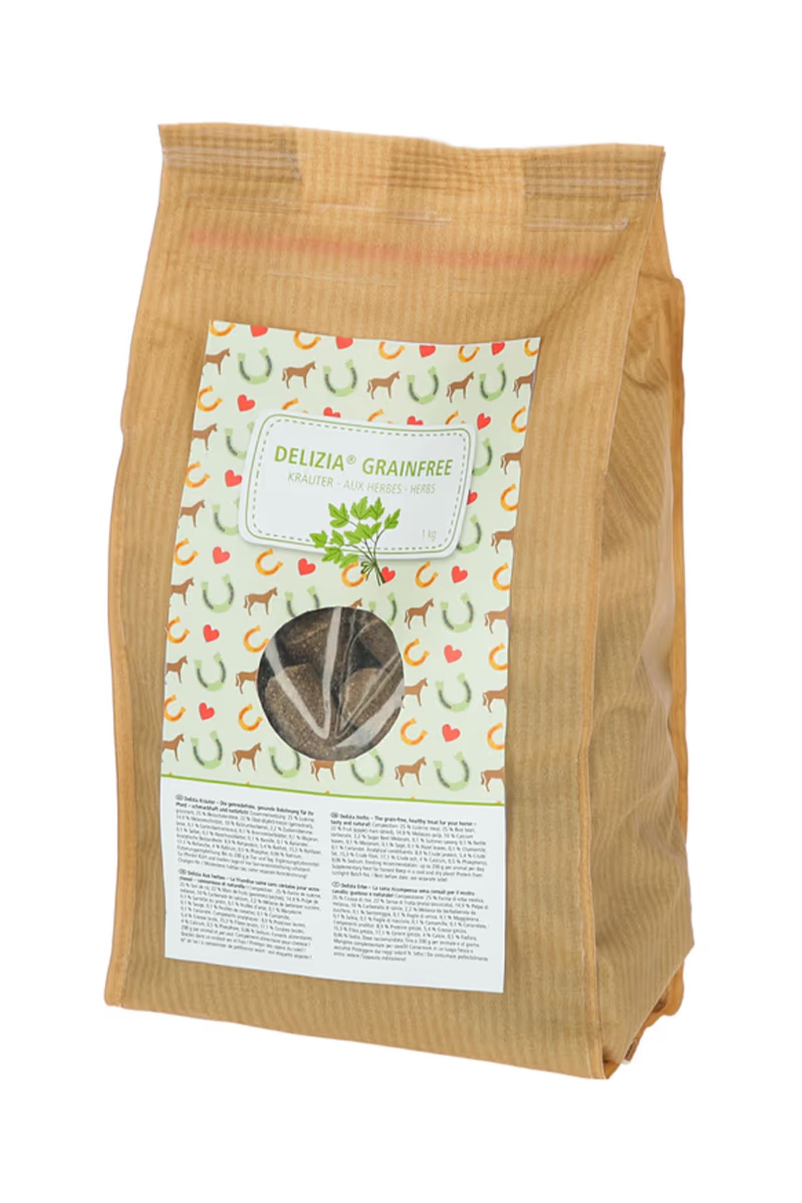 Delizia Gabonamentes jutalomfalat, 1 kg Horse Feed & Nutrition