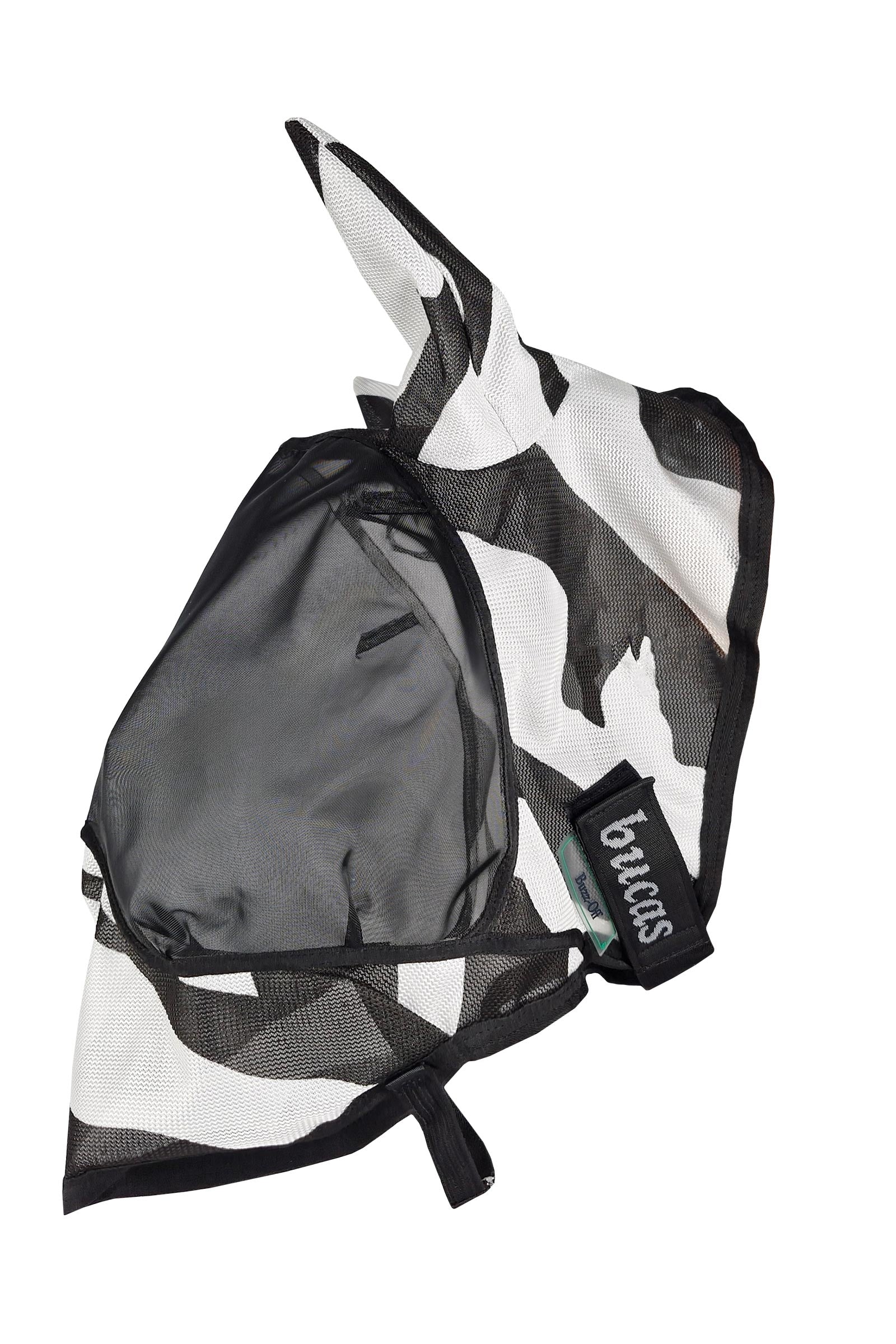 Bucas Buzz-Off Zebra Deluxe Légymaszk Légy Elleni Védelem Lovaknak