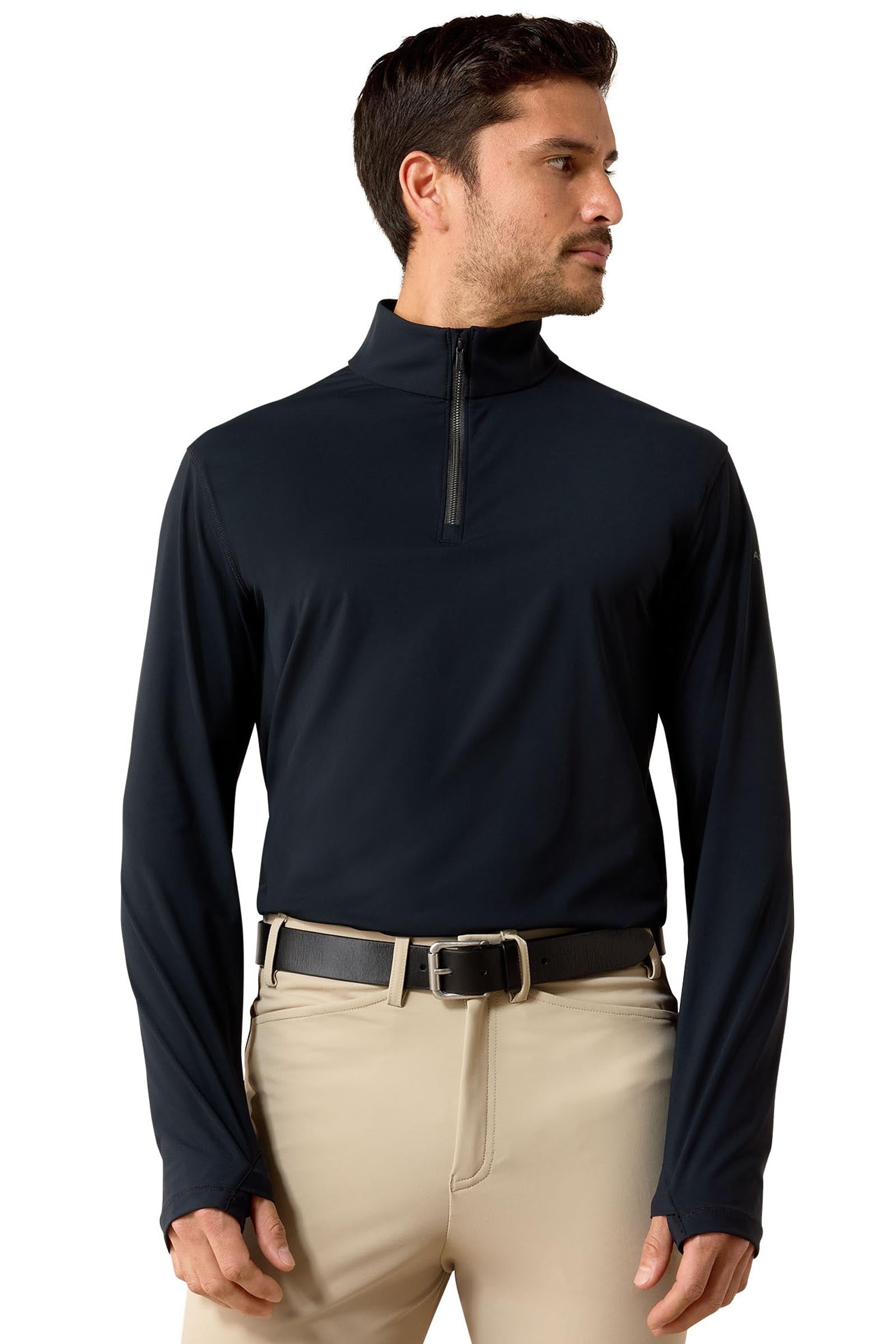 Ariat Men's SolVeil 1/4 Zip Baselayer Férfi Ruházat