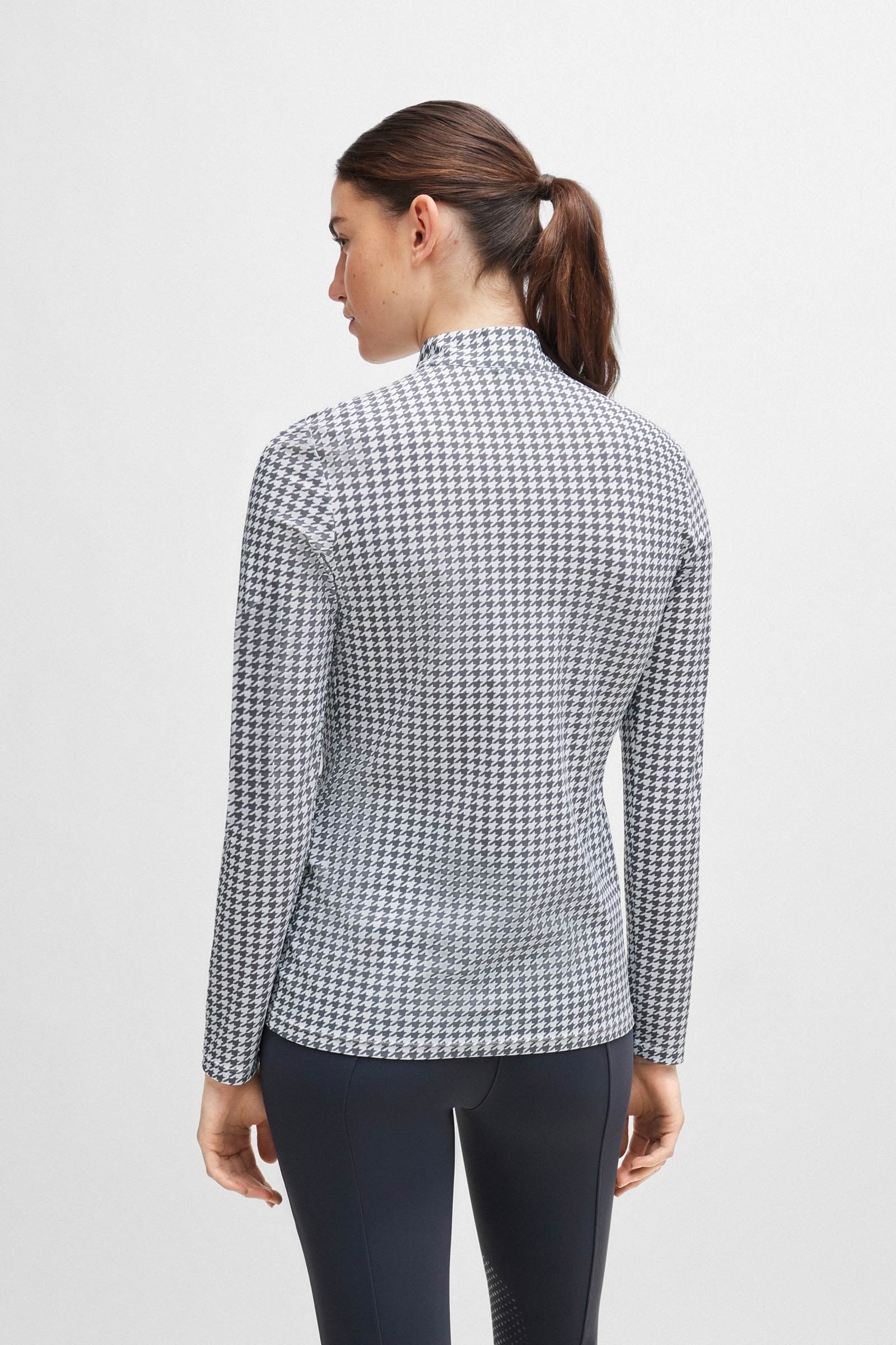 BOSS Equestrian Boss Rachel Training Shirt Houndstooth Women’s Riding Clothing