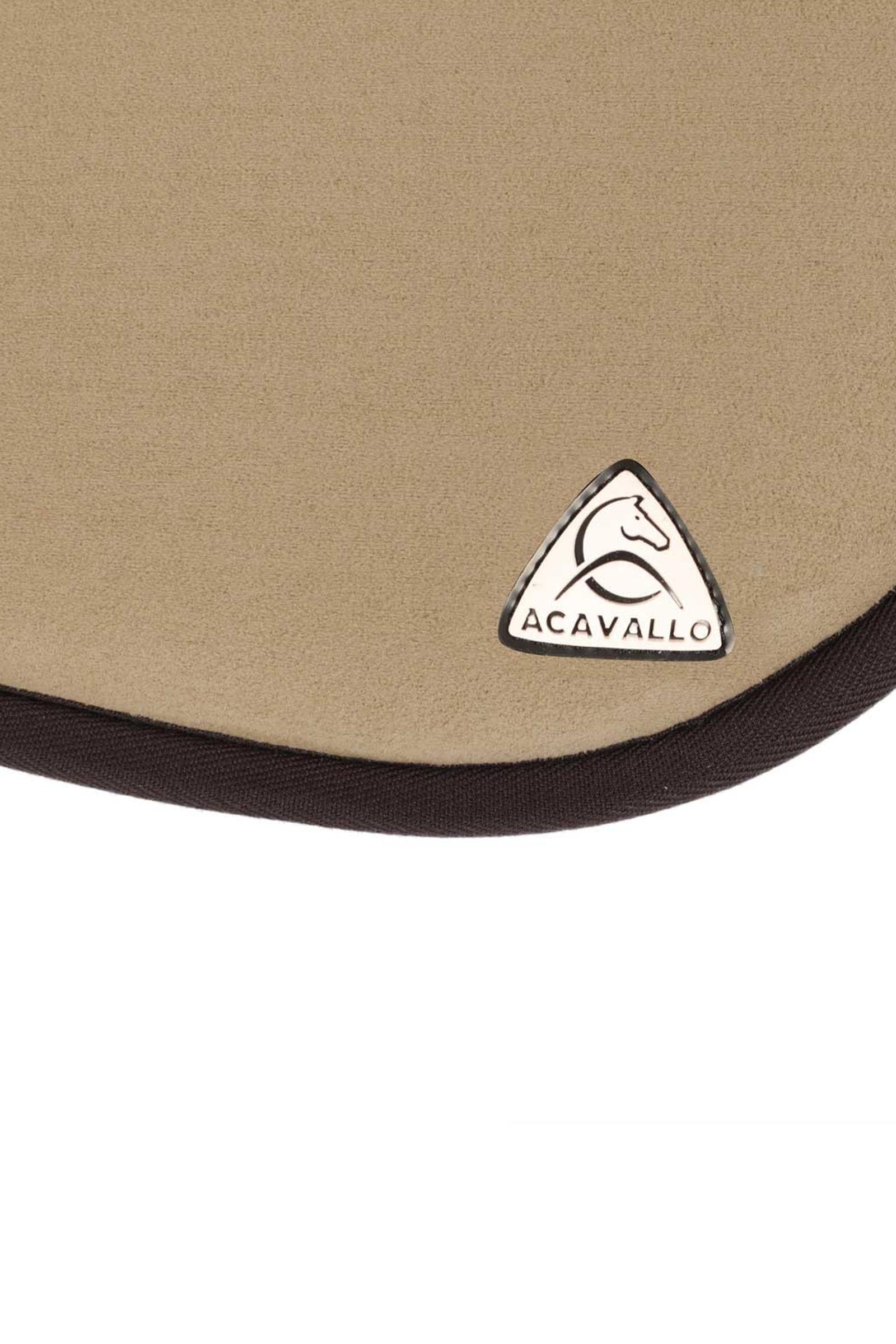 Acavallo Memory Foam Classic Half Pad Suede Rear Riser Saddle Pads