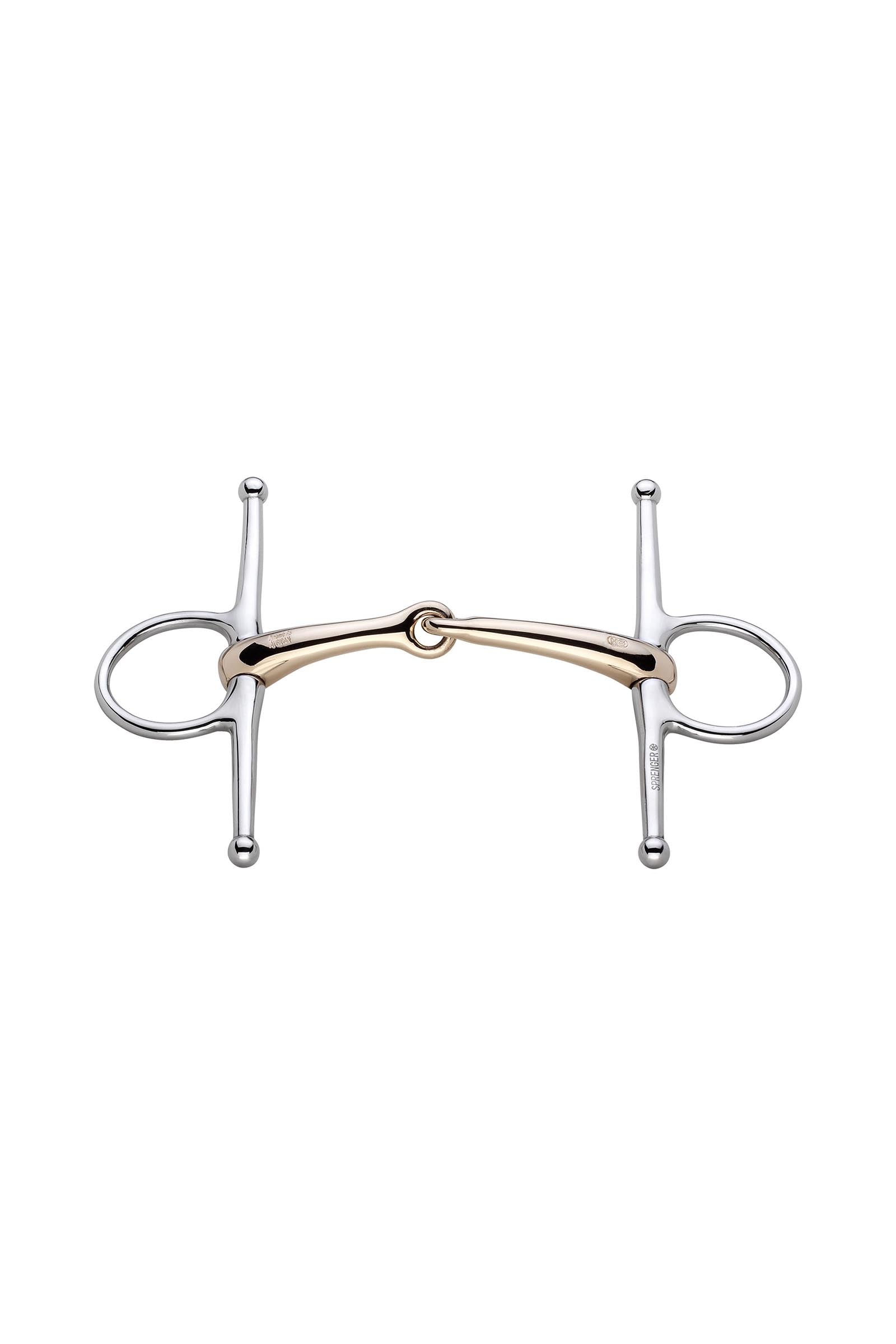 Sprenger Dynamic RS Full Cheek Snaffle Bit, Single Jt. 16mm, Sensogan Horse Bits